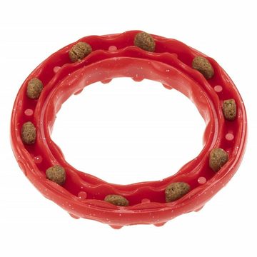 Ferplast Hunde-Ballschleuder Kauspielzeug für Hunde Smile Groß 20x18x4 cm Rot