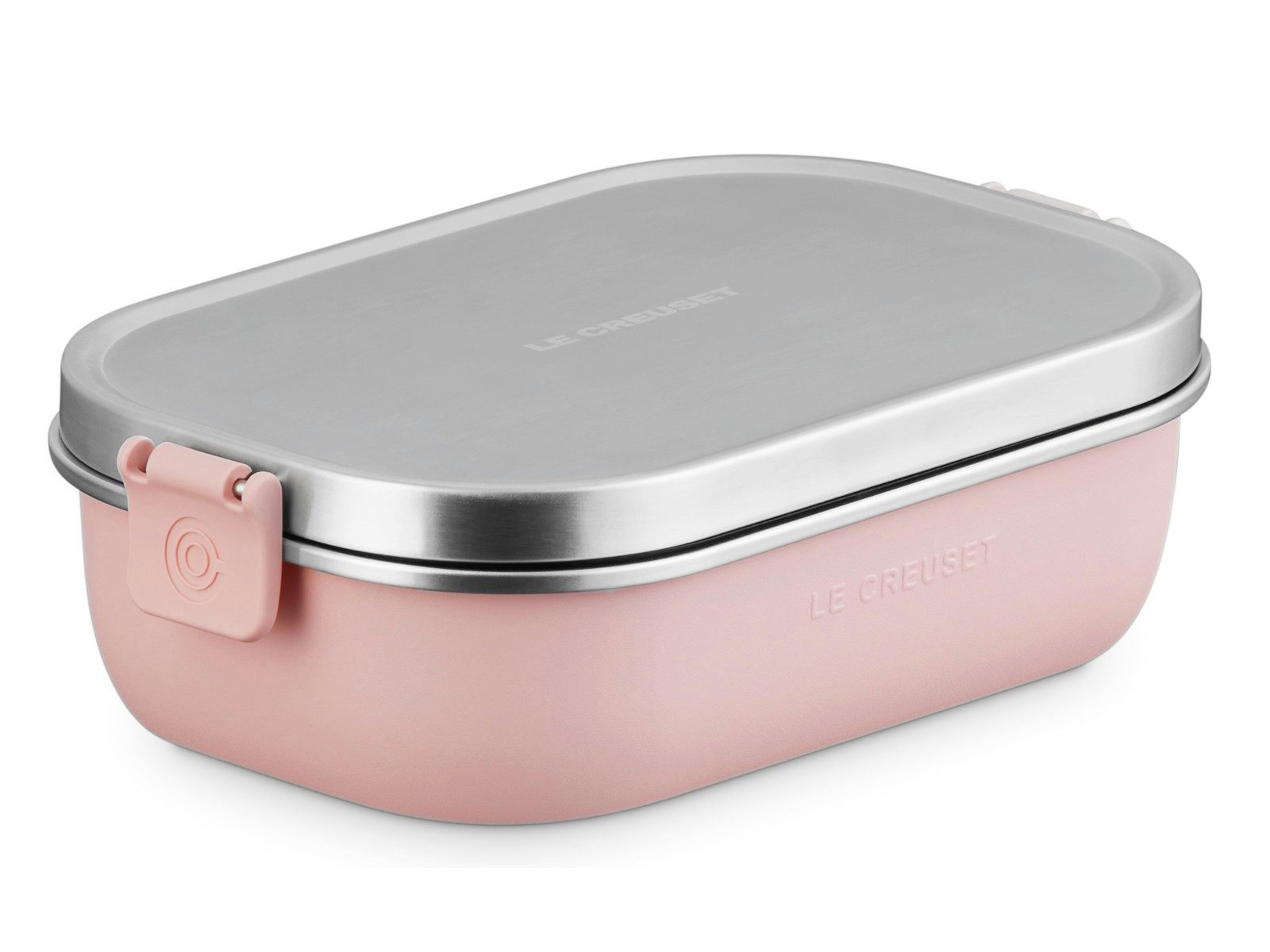 LE CREUSET Lunchbox On The Go Lunchbox shell pink 900ml, Edelstahl