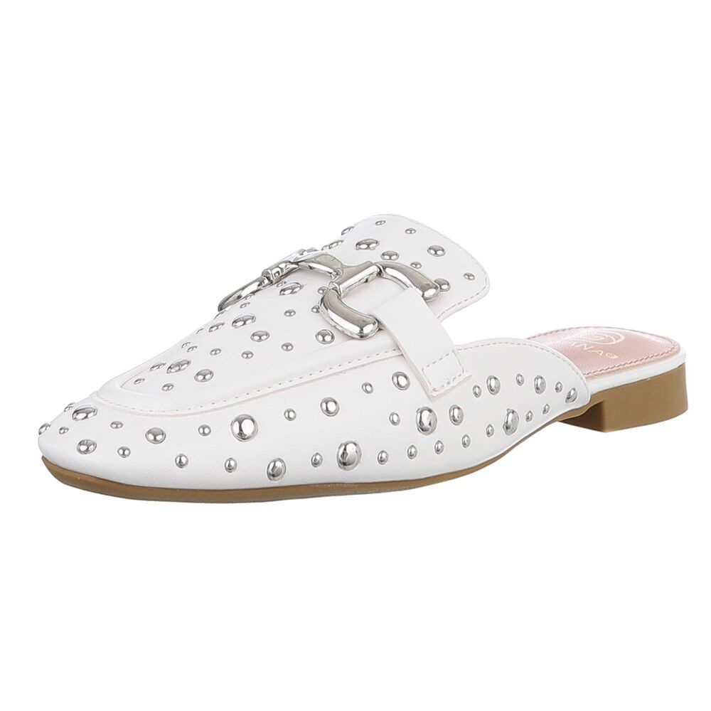 Ital-Design Damen Mules Freizeit Pantolette (88930214) Blockabsatz Pantolet günstig online kaufen