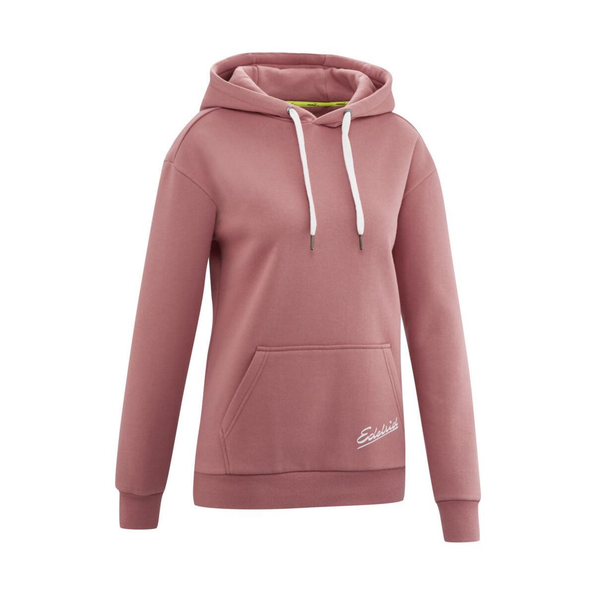 Edelrid Sweatshirt Wo Spotter Hoody IV Kuscheliger Hoody mit Grafikprint, großer Kängurutasche und