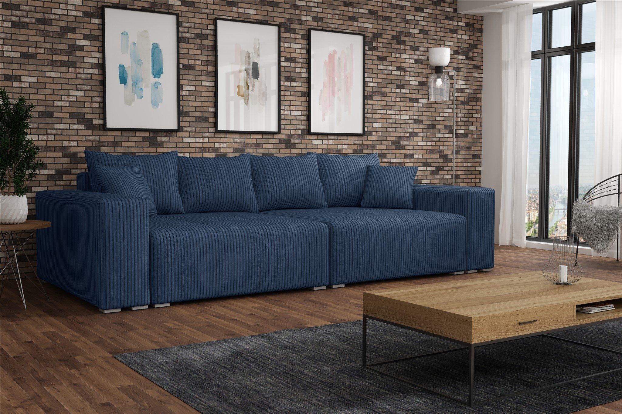 Fun Möbel Big-Sofa Megasofa Couchgarnitur REGGIO günstig online kaufen