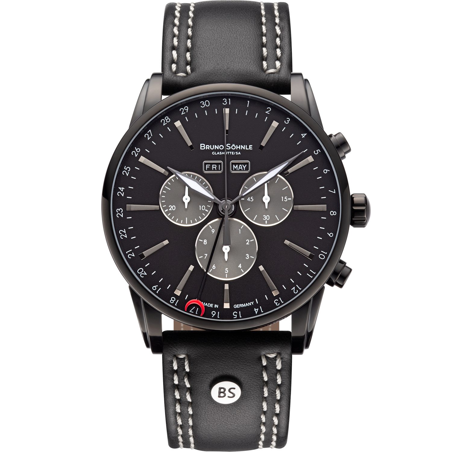 BRUNO SÖHNLE Chronograph Herrenuhr Glashütte Bruno günstig online kaufen