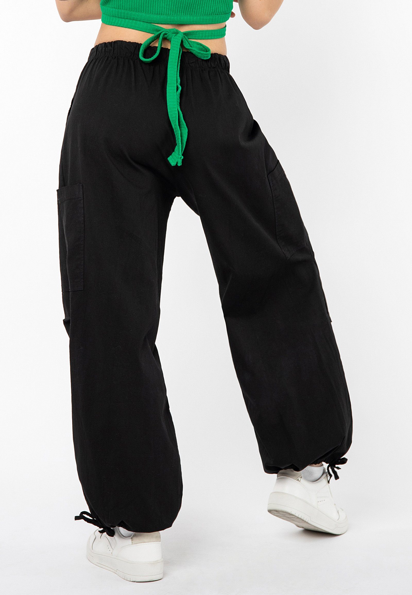 SUBLEVEL Cargohose Parachute Cargohose Baggy, Cargohose, Haremhose günstig online kaufen