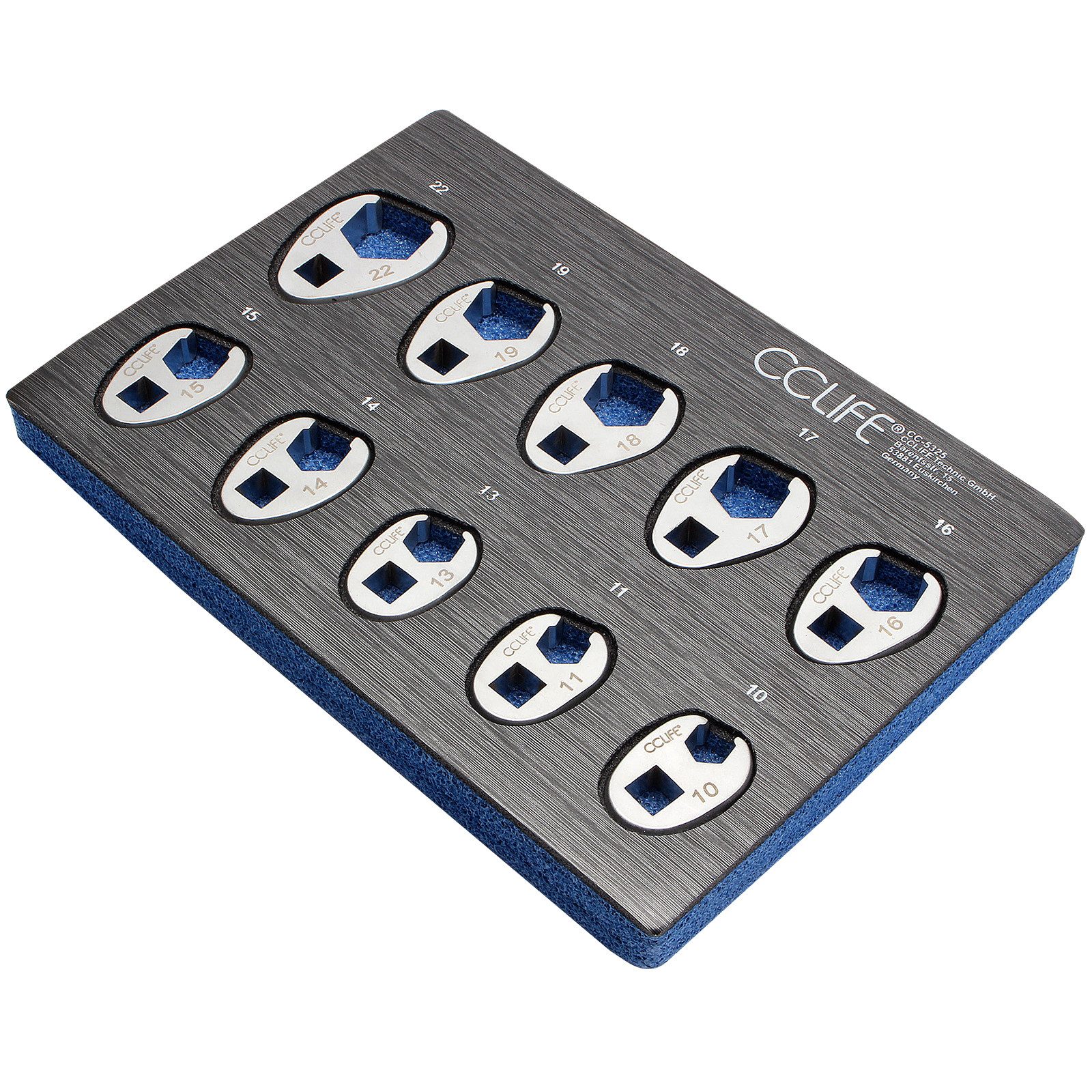 CCLIFE Maulschlüssel Hahnenfußschlüssel Steckschlüssel Drehmoment 1/2" 3/8"