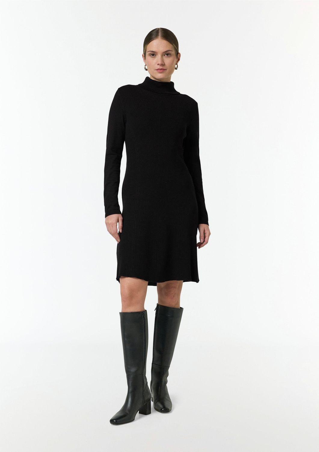 comma Shirtkleid Midikleid (1-tlg) knielang, langarm, günstig online kaufen