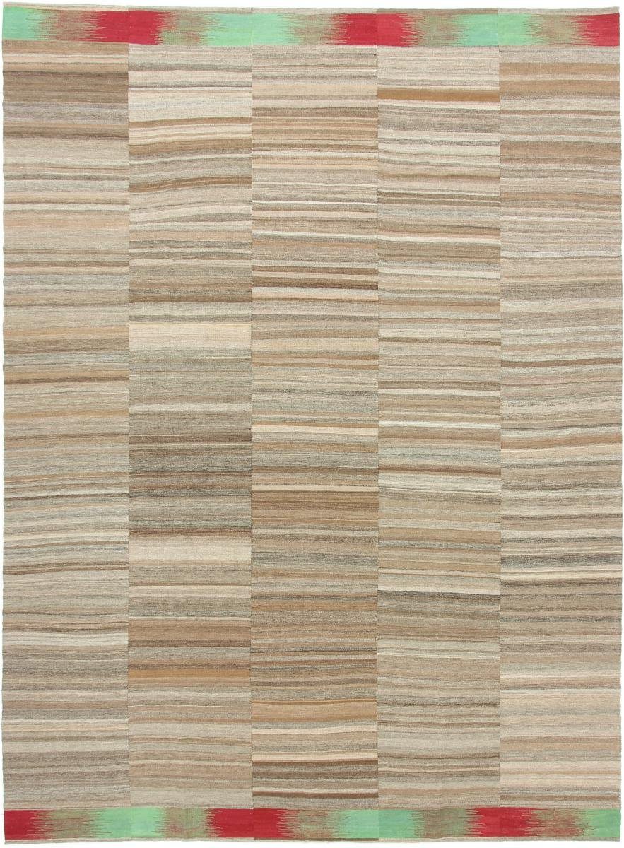 Orientteppich Kelim Fars 292x393 Handgewebter Orientteppich / Perserteppich, Nain Trading, rechteckig, Höhe: 4 mm