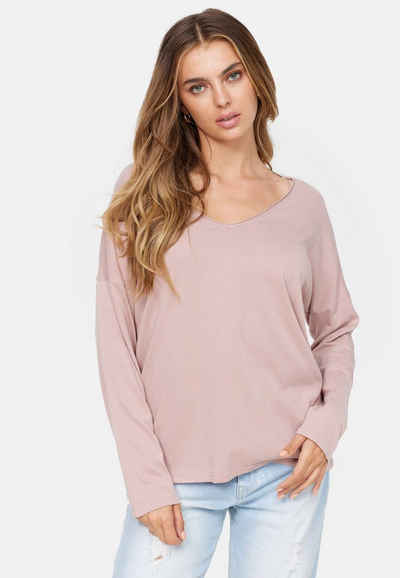 Cotton Candy Langarmshirt »BOELLE« in Loose-Fit-Schnitt