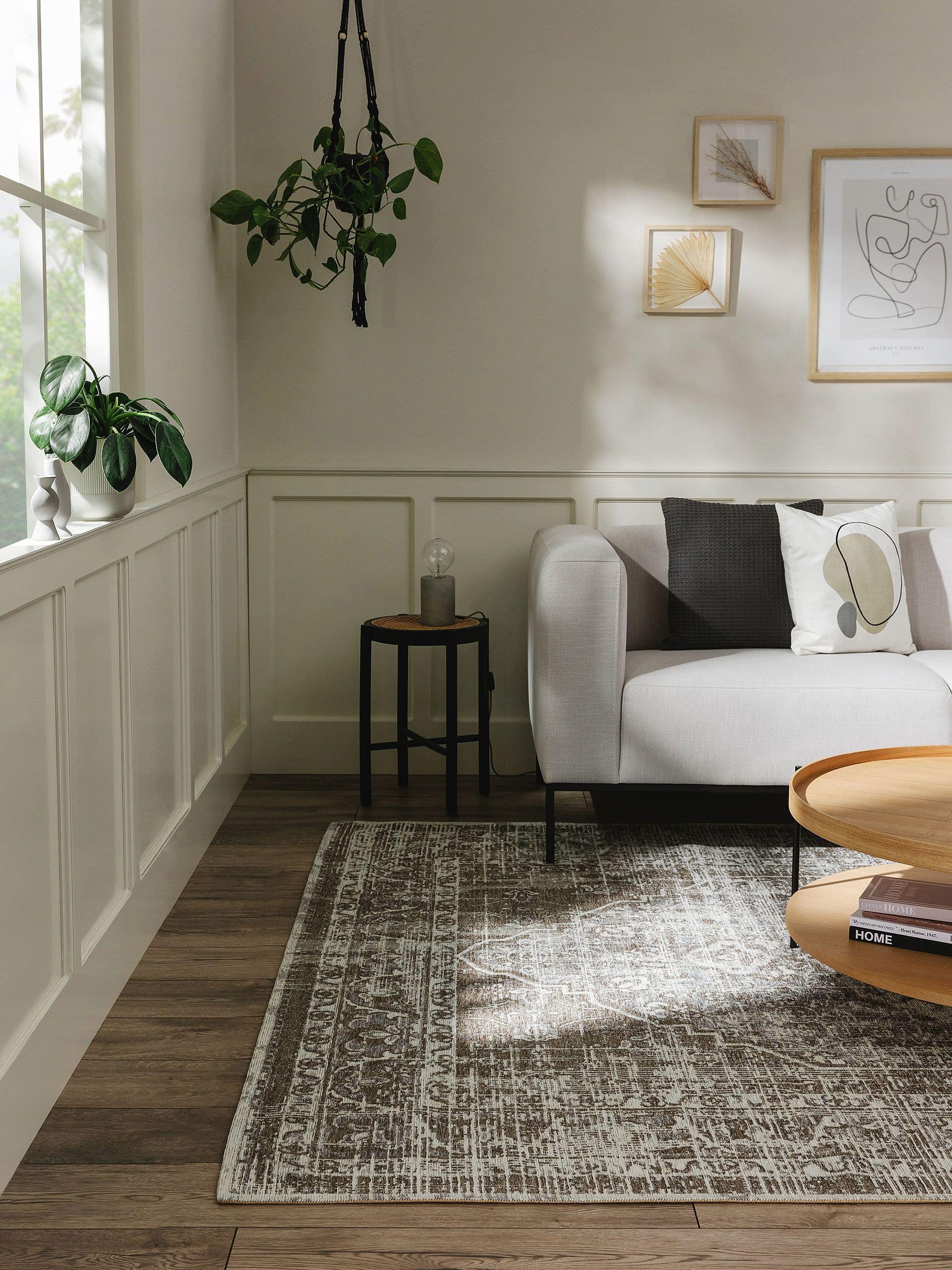 benuta Teppich Frencie, rechteckig, Höhe: 5 mm, Kunstfaser, Berber, Ethno-Style, Wohnzimmer