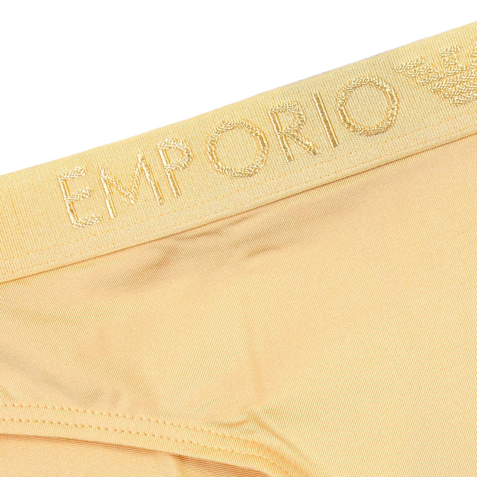 Emporio Armani Brasilslip Brazilian Brief Microfiber (2-St., enthält 2 gleichfarbige Slips) mit umlaufendem Markenschriftzug
