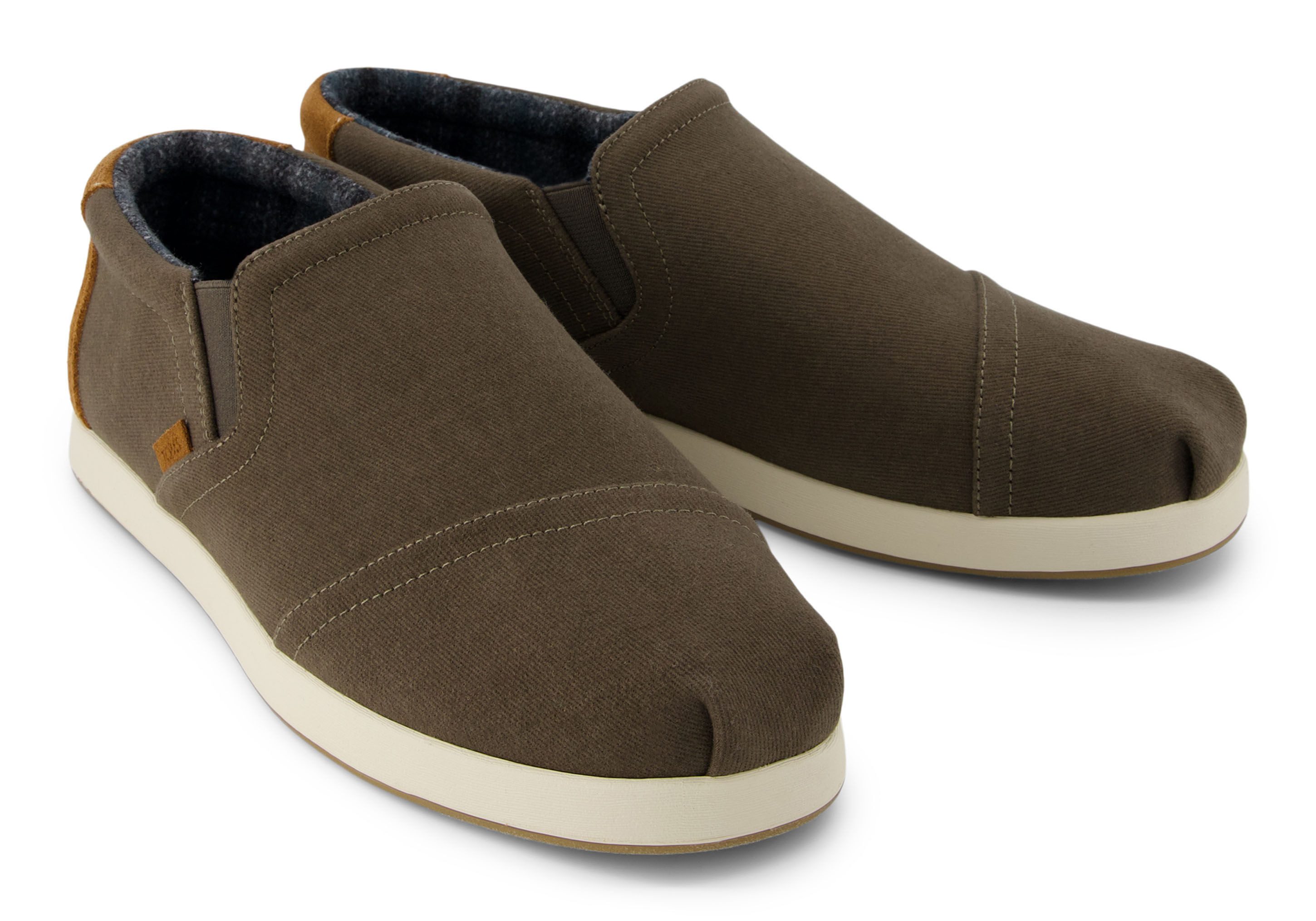 TOMS ALP FWD MID Navy Vintage Twill Slipper