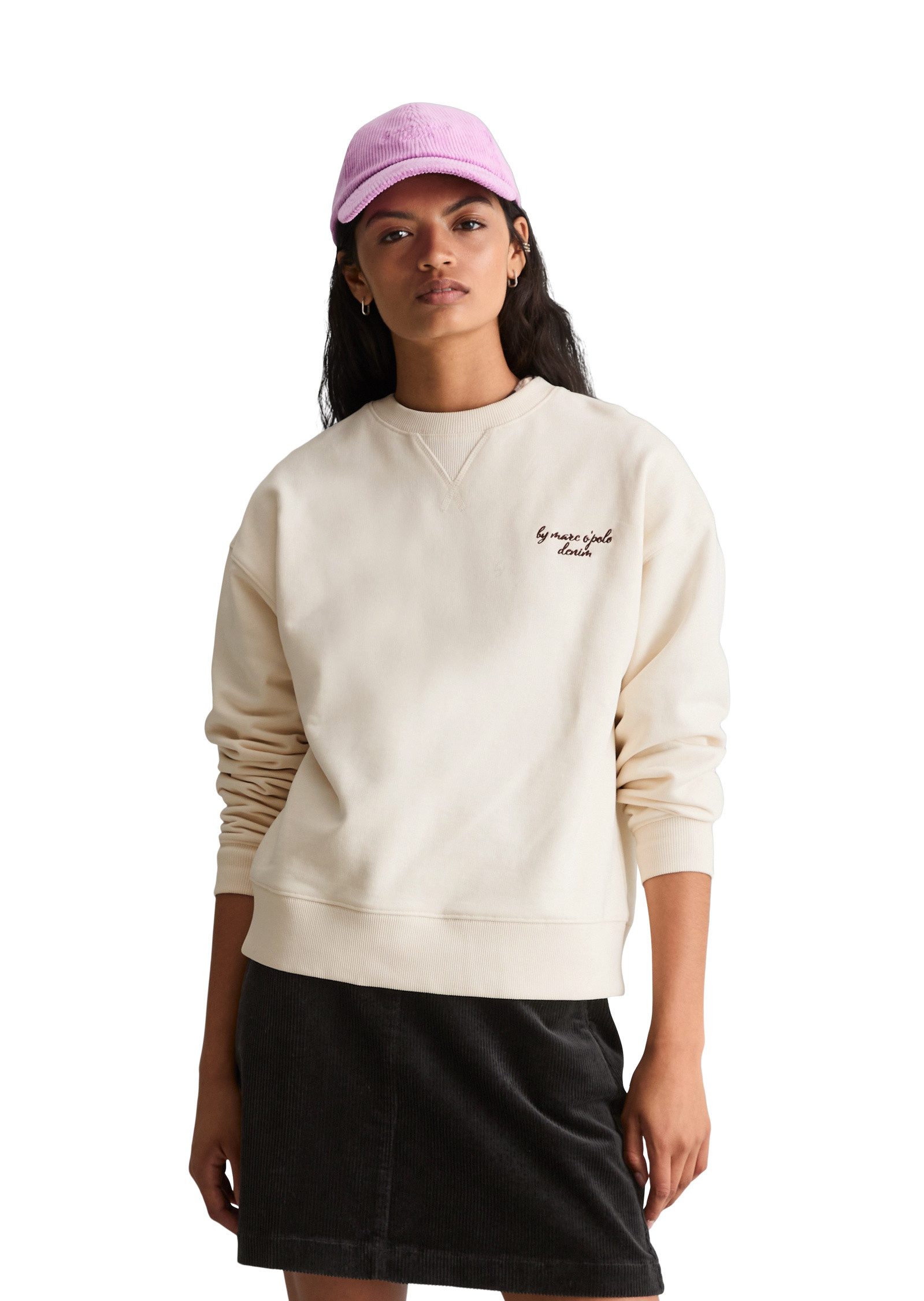 Marc O'Polo DENIM Sweatshirt aus softer Bio-Baumwolle