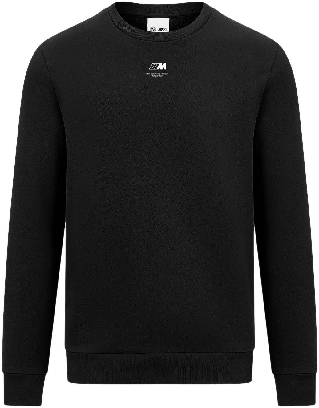 BMW Rundhalspullover mit breitem Bund am Ärmelabschluss günstig online kaufen