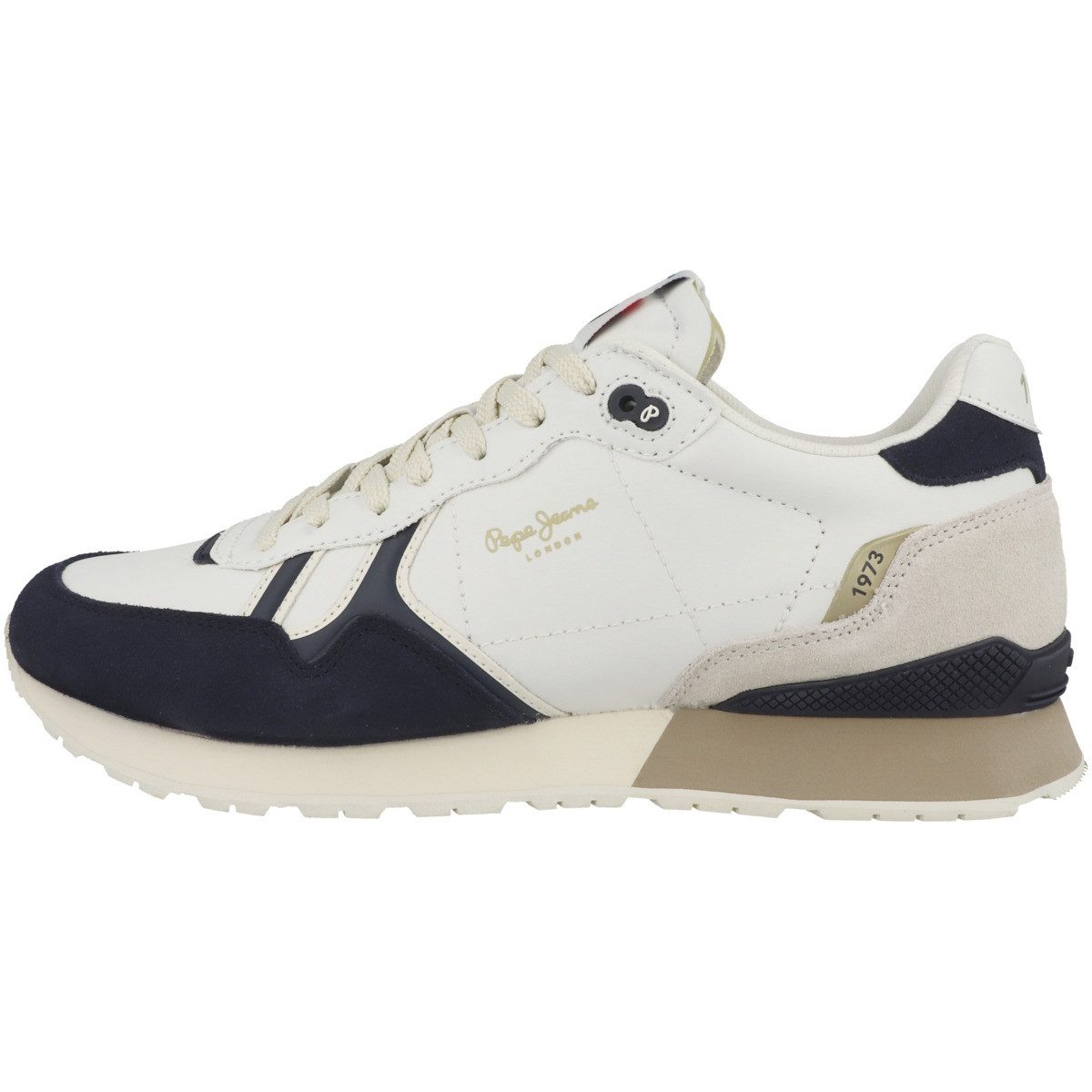 Pepe Jeans Brit Ivy Herren Sneaker Turnschuhe, Sportschuhe, Freizeitschuhe, Halbschuhe, Schnürschuhe
