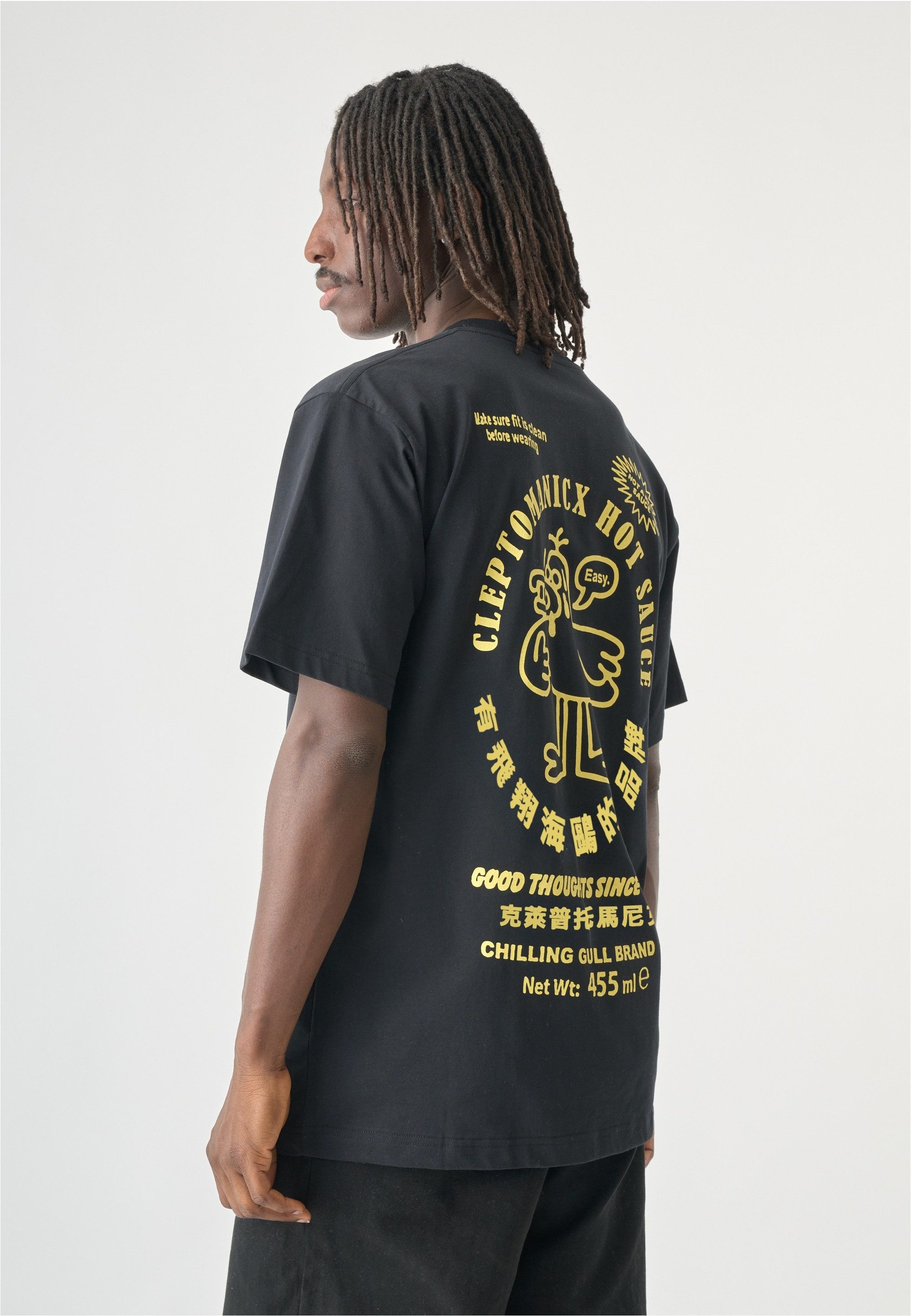 Cleptomanicx T-Shirt mit großem Rückenprint