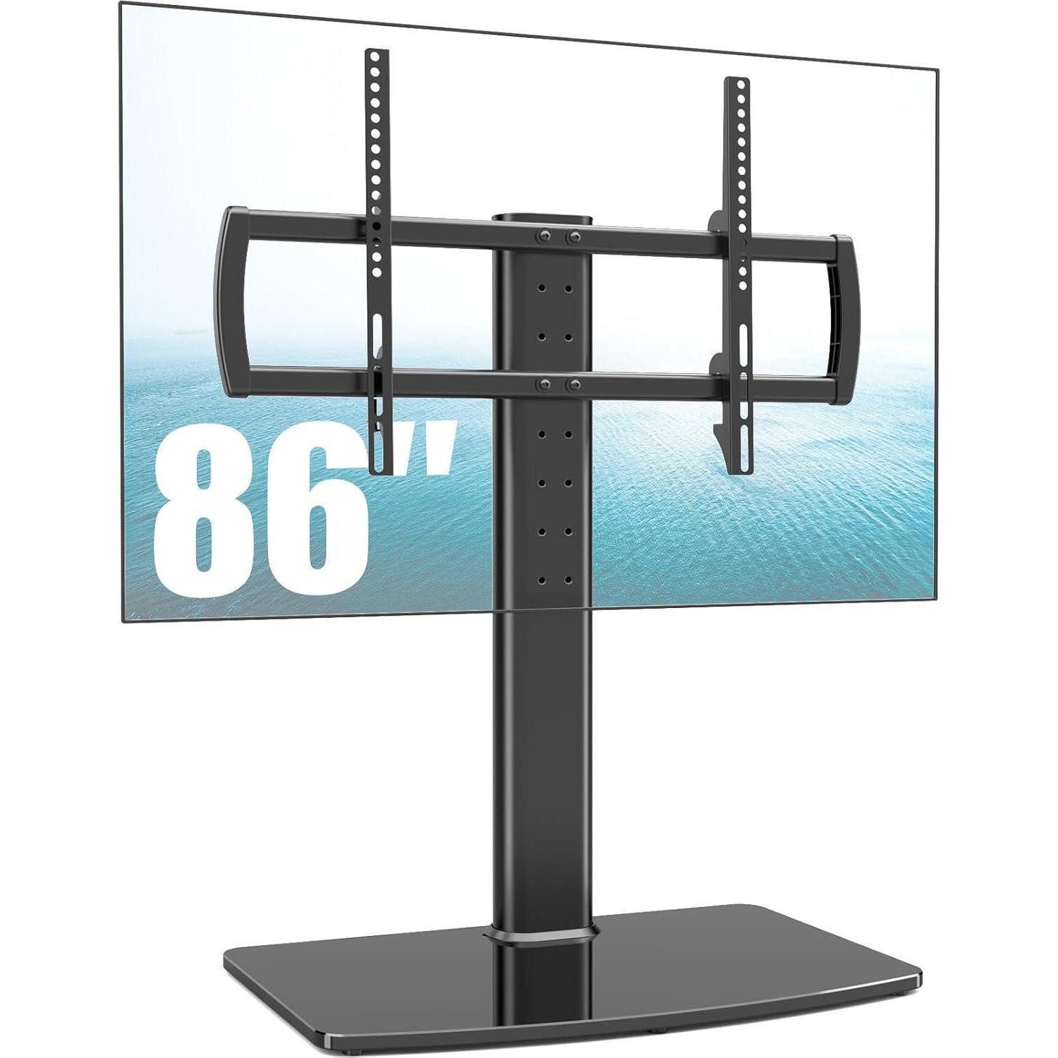 LuxusKollektion TV-Ständer TV Standfuß Universal Höhenverstellbar 40-86 Zoll LCD LED