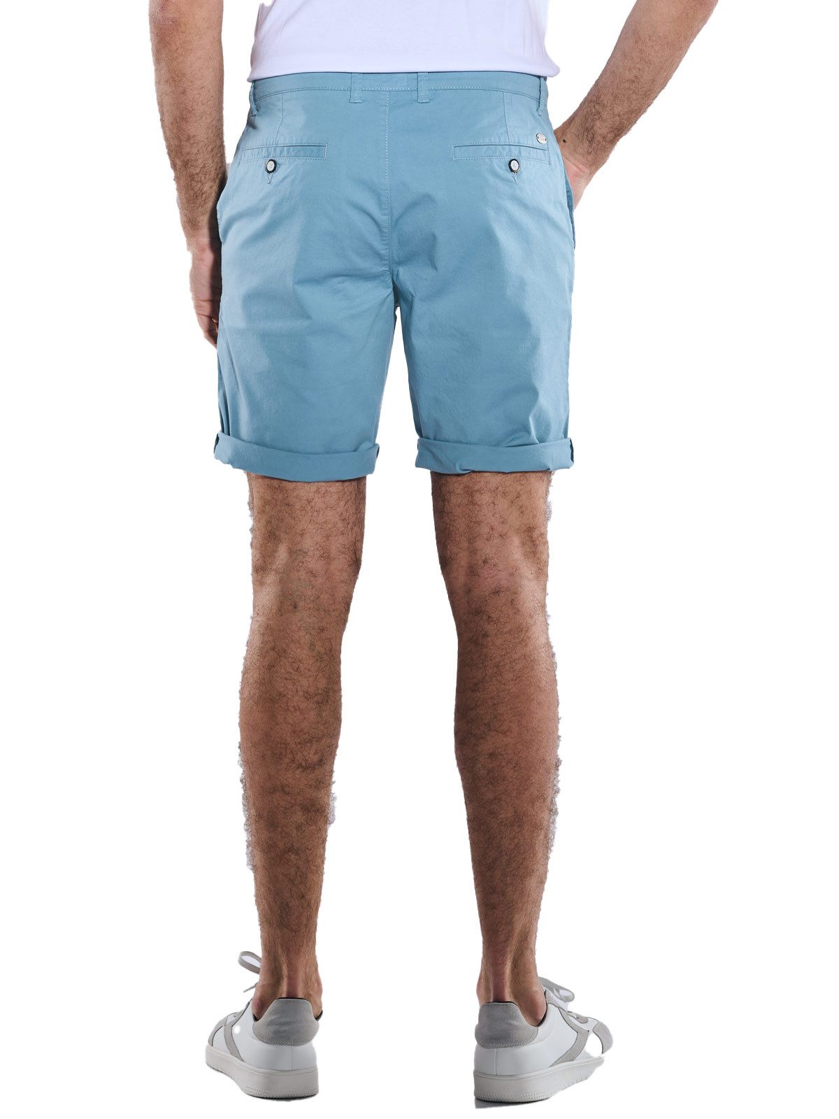 Engbers Bermudas Herren Chino-Bermuda regular, Petrolblau