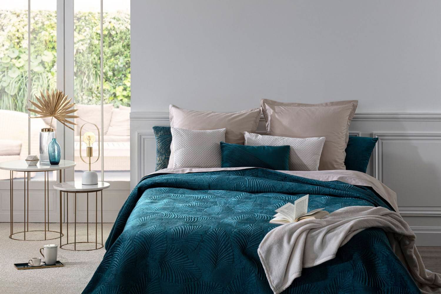 Atmosphera Créateur d'intérieur Tagesdecke Tagesdecke, Polyester, 240 x 260 cm