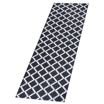 Fußmatte Fußmatte Elegance Schwarz Weiß, Zala Living, rechteckig, Höhe: 7 mm