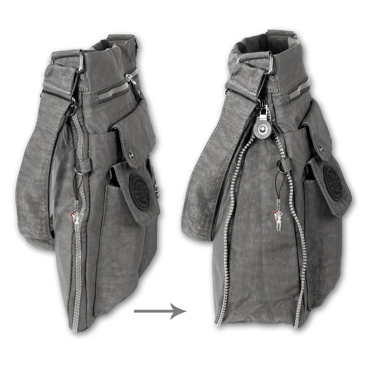 BAG STREET Umhängetasche Bag Street Damenhandtasche günstig online kaufen