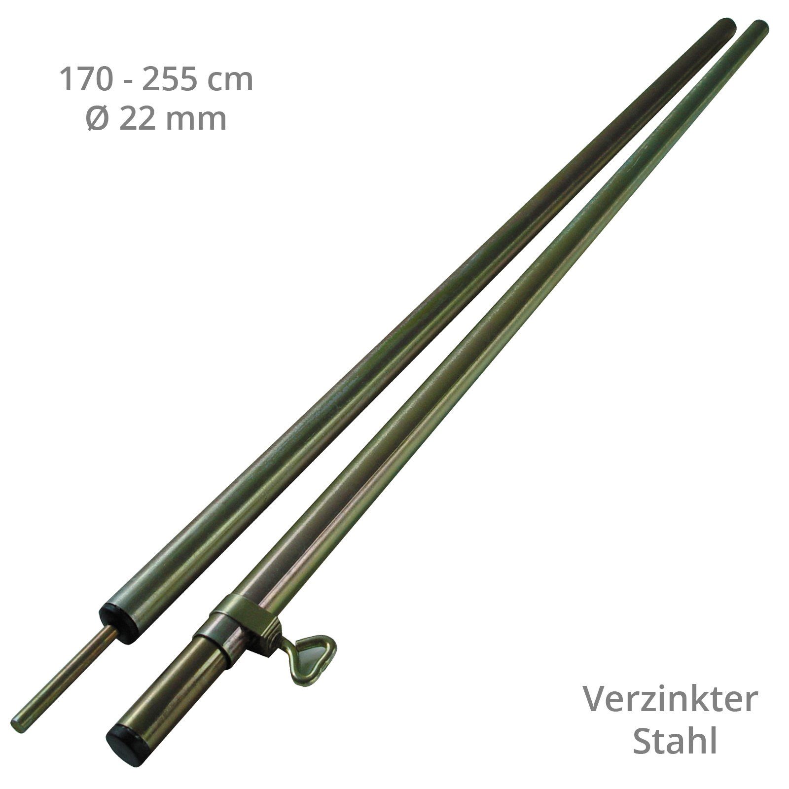 High Peak Zeltstange Teleskopstange Sonnensegel Tarp günstig online kaufen