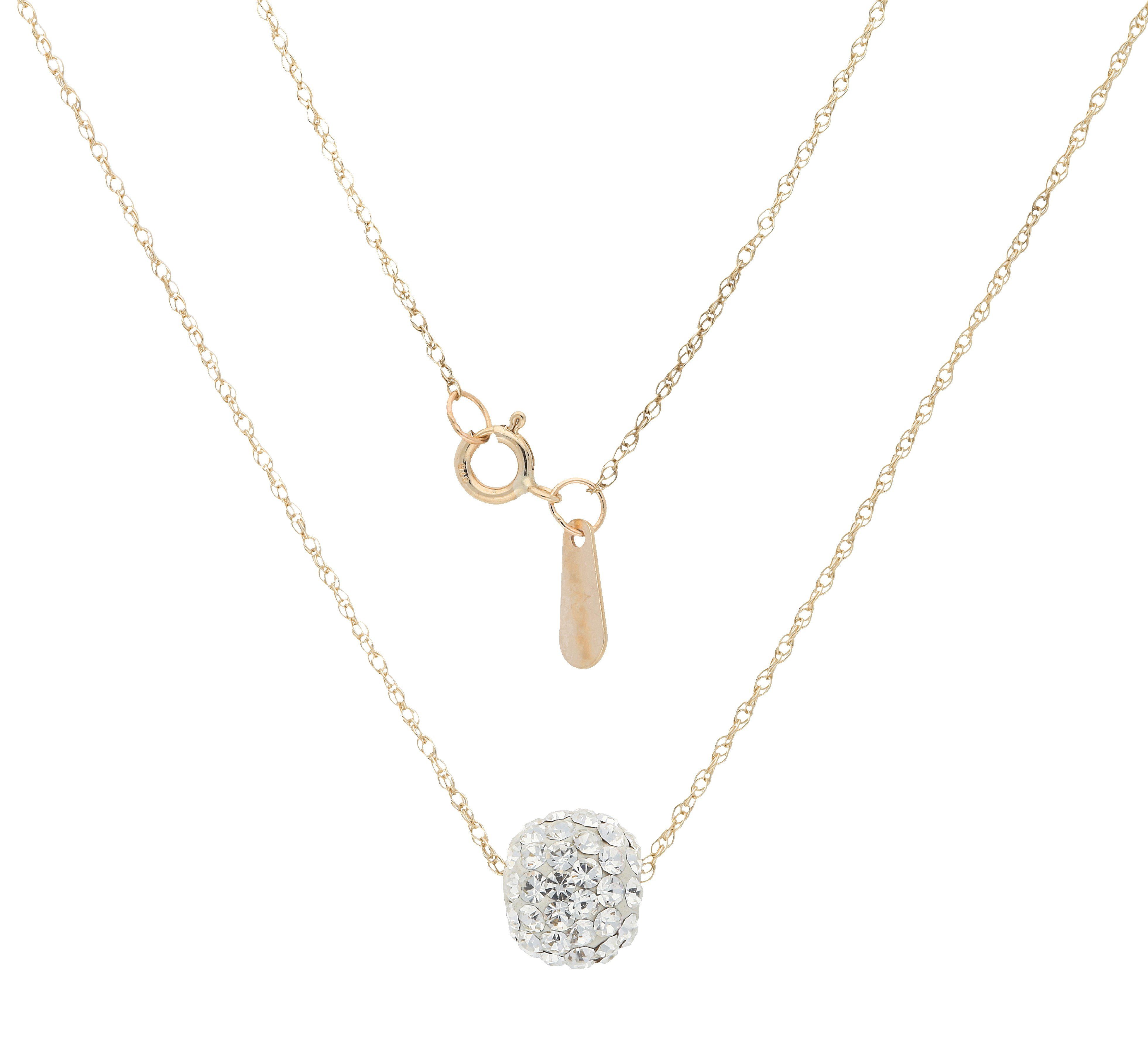 Kette mit Anhänger Kristall