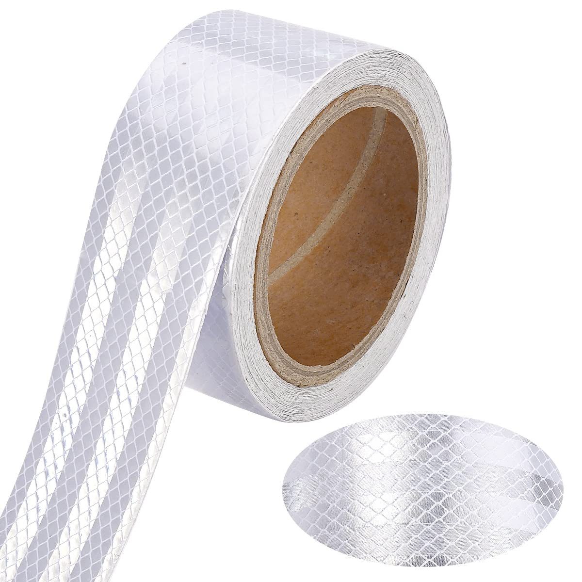 Fahrradreflektor Reflektierendes Klebeband 10m x 5cm Weiß Wasserdicht Selbstklebend