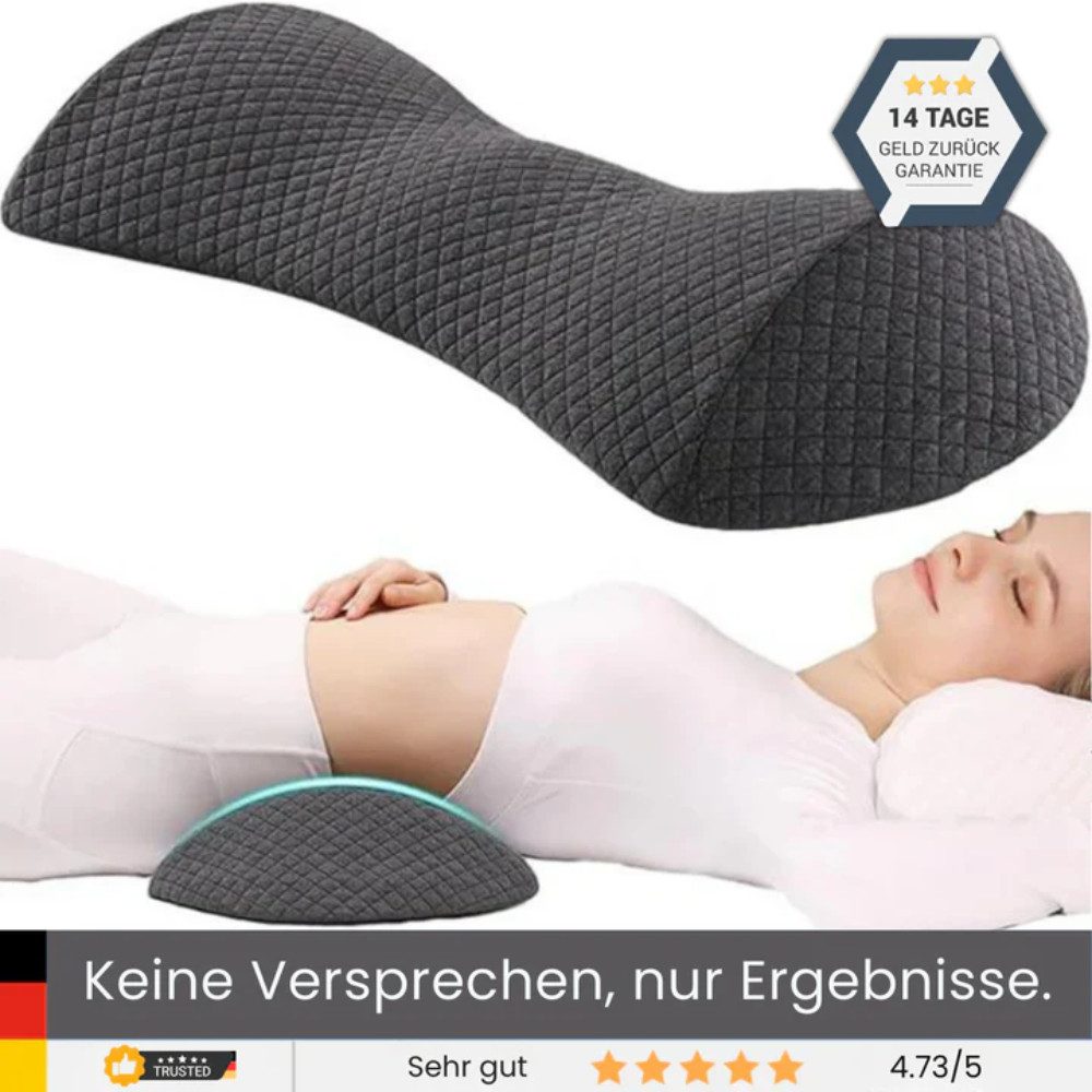 HEALTHSON Rückenkissen LumbaRelax® - Befreit Deinen Rücken über Nacht