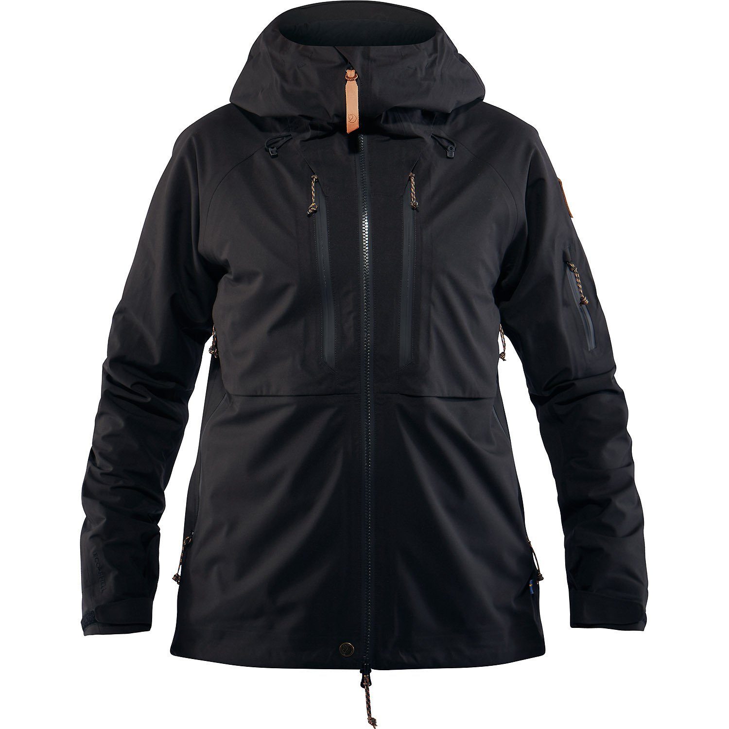 Fjällräven Regenjacke Outdoorjacke Keb Eco-Shell Jacket Schwarz