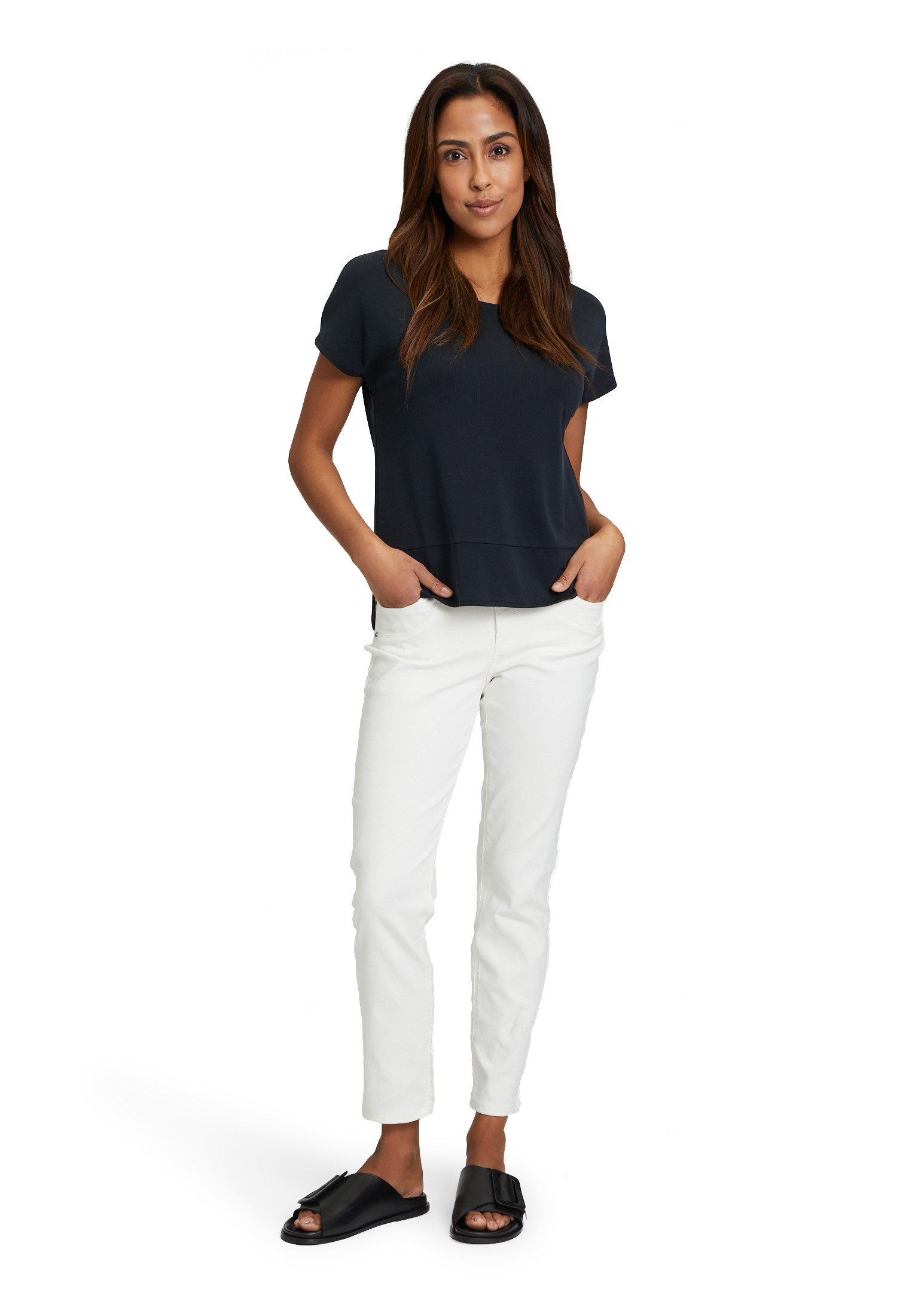 Betty&Co Kurzarmshirt Casual-Shirt