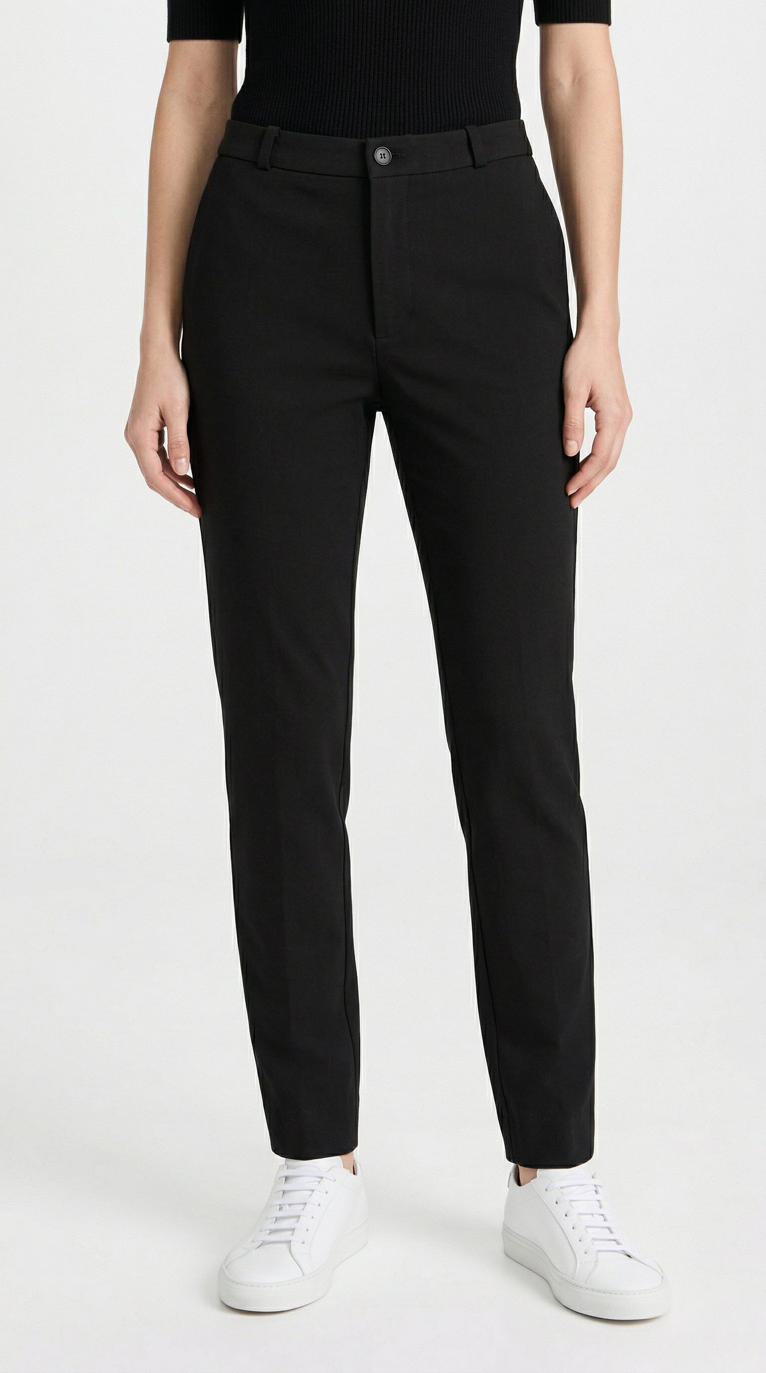 FREEQUENT Stoffhose FQSOLVEJ-PANTS Sommerhose knöchellang im Chino-Stil