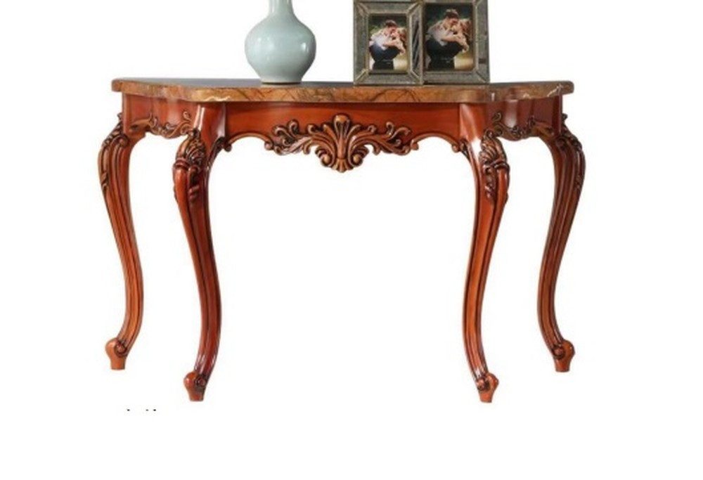 JVmoebel Konsolentisch Brauner Konsolentisch Designer Wohnzimmer Holztisch, Made in Europa