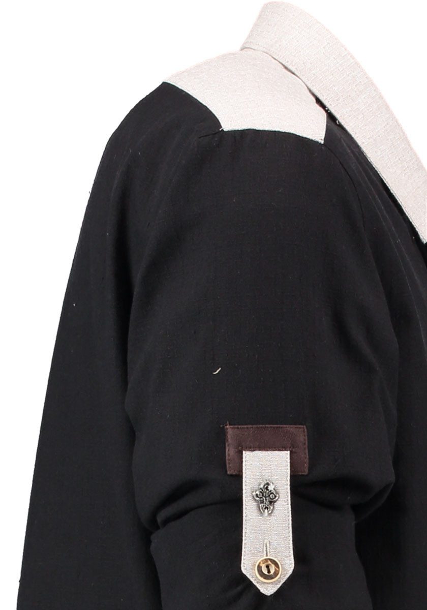 OS Trachten Trachtenhemd Nvoion Langarmhemd mit Paspeltasche, Zierteile auf der Knopfleiste