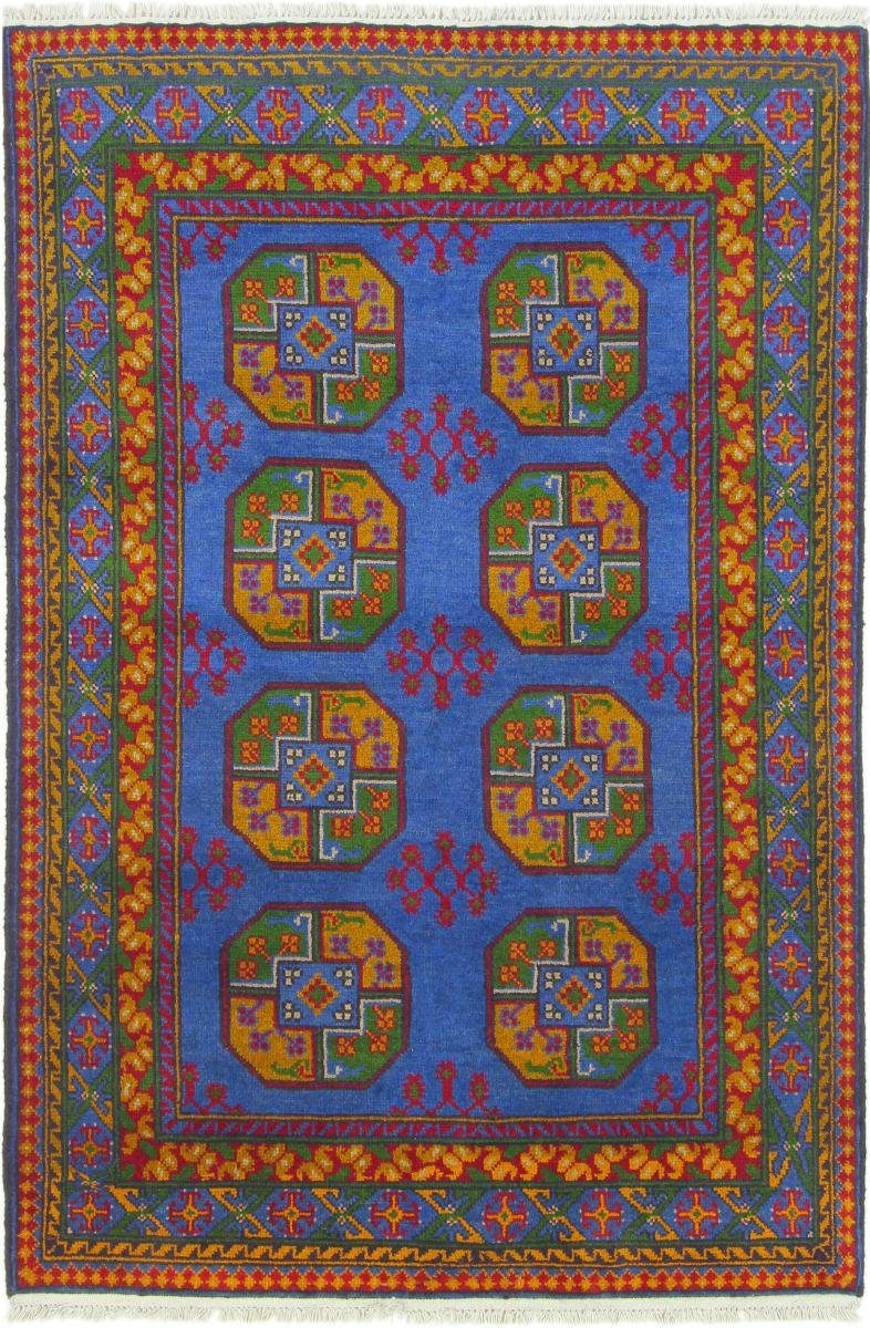 Orientteppich Afghan Akhche 119x179 Handgeknüpfter Orientteppich, Nain Trading, rechteckig, Höhe: 6 mm