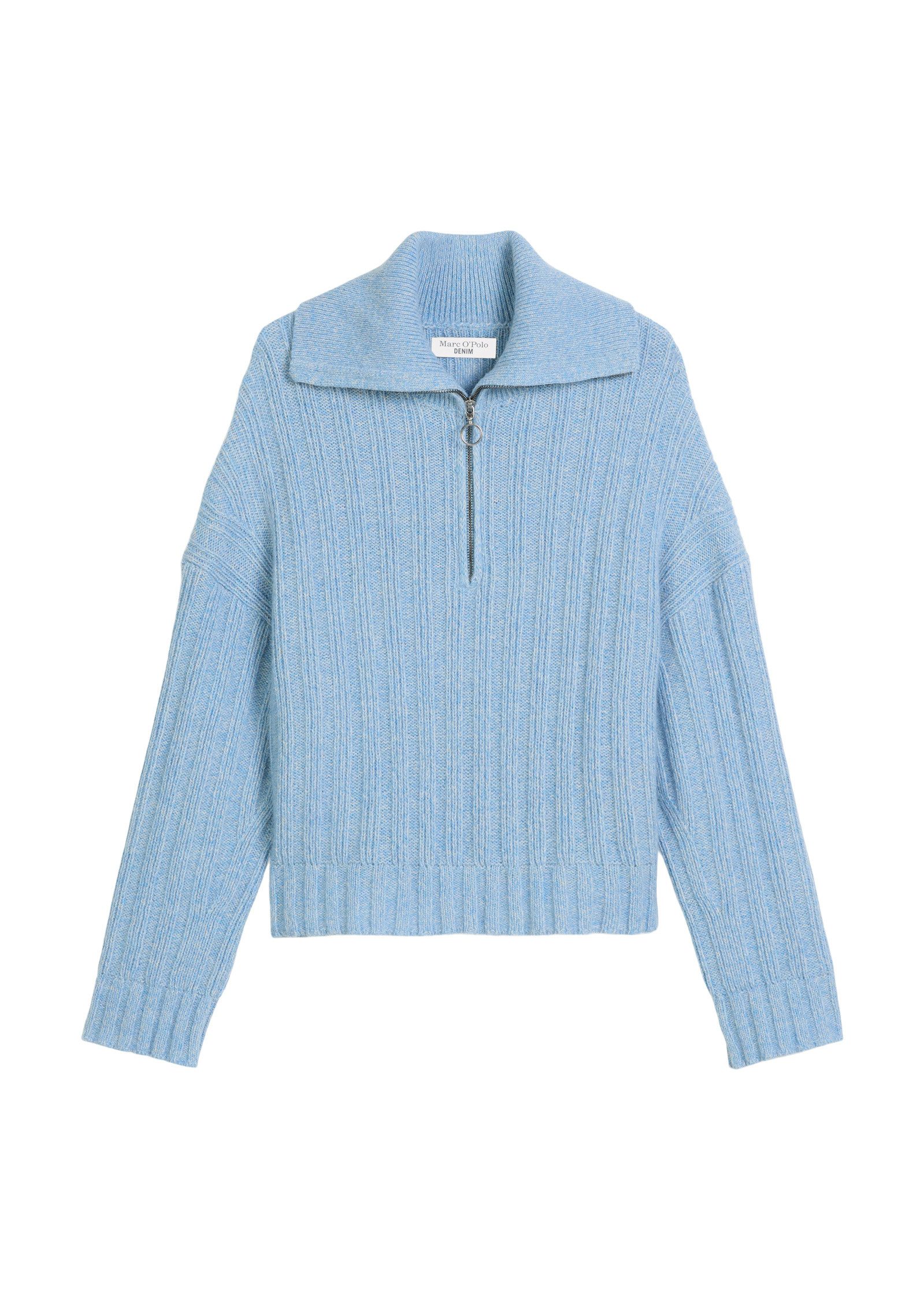 Marc O'Polo DENIM Rollkragenpullover aus edlem Wolle-Alpakawolle-Mix