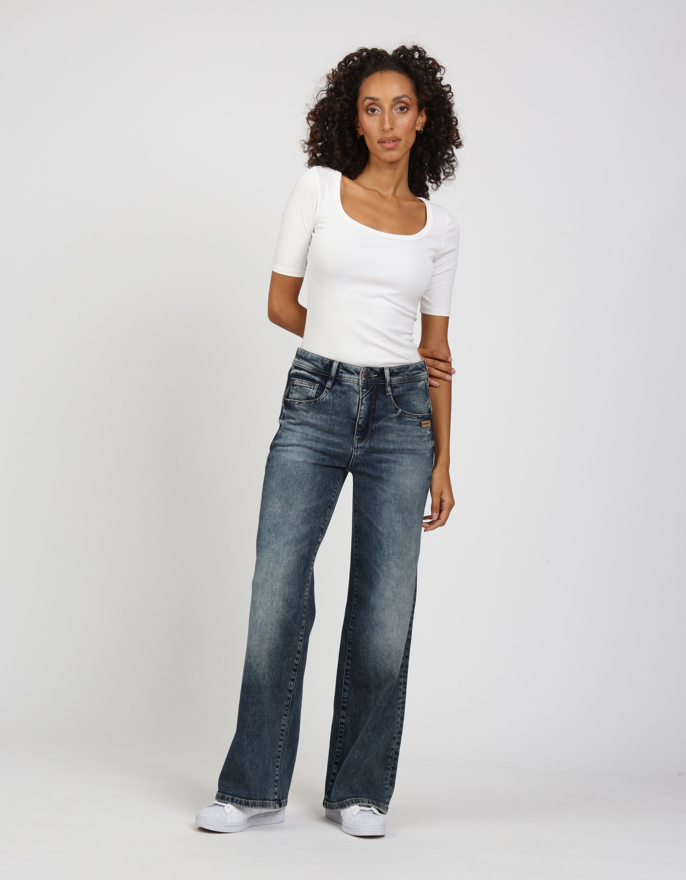 GANG Weite Jeans GANG Jeans Wide Fit 94AMELIE WIDE günstig online kaufen