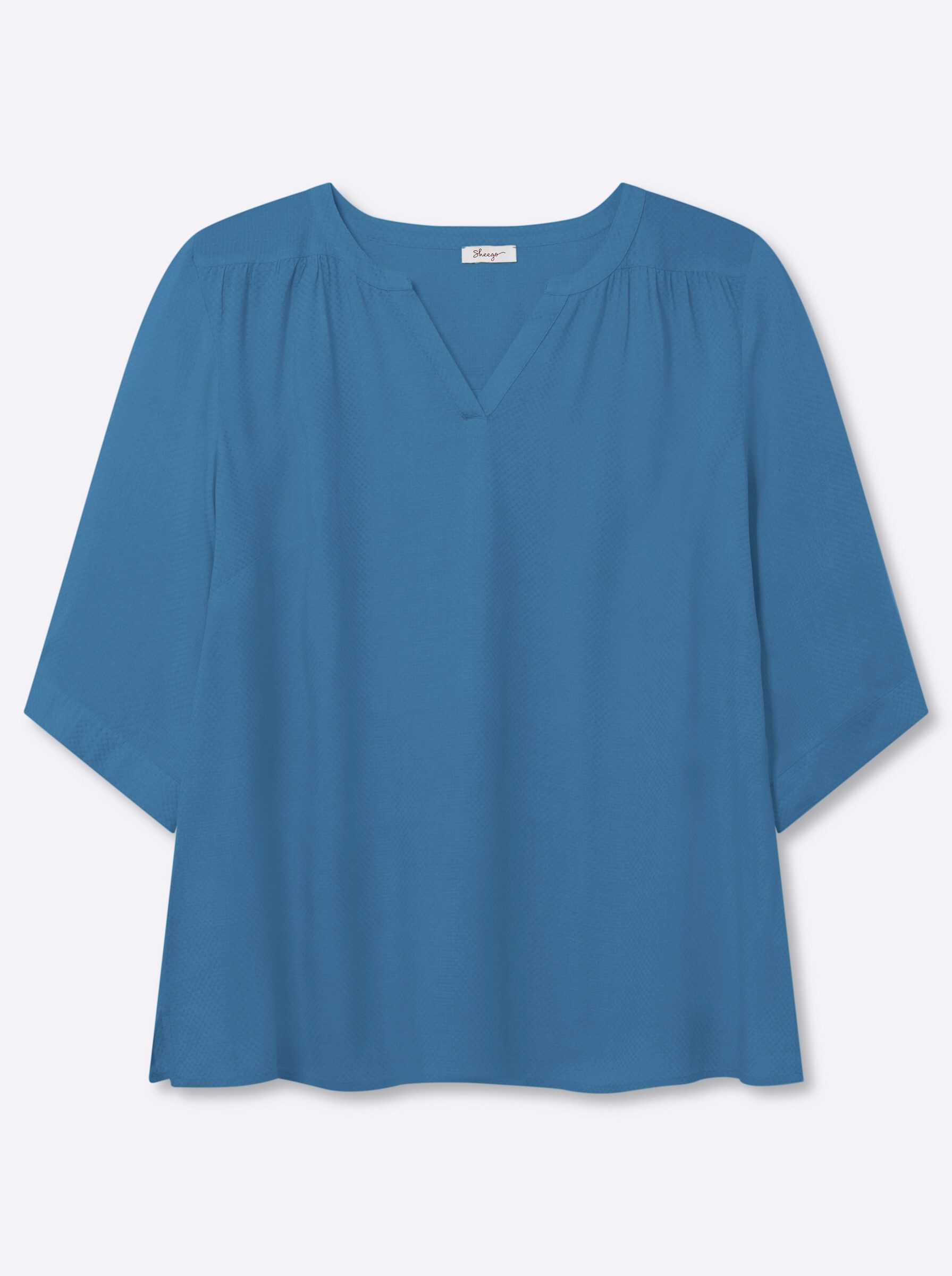 Klassische Bluse Tunika 3/4-Arm