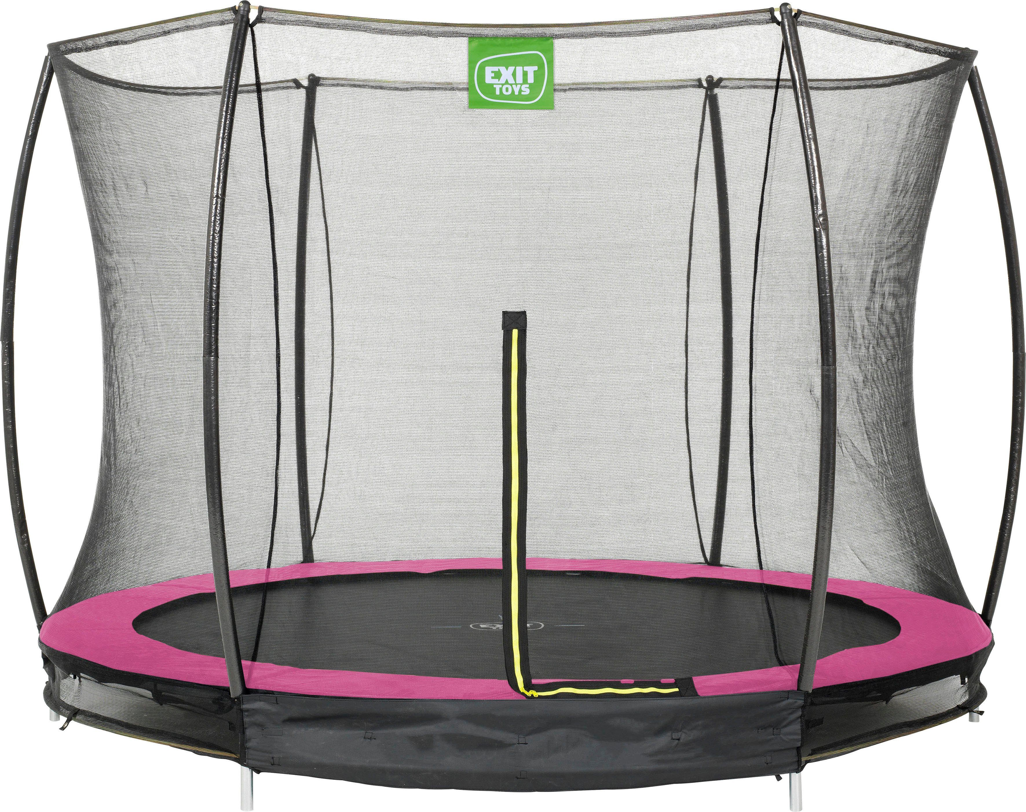 mit Ø Ground, Sicherheitsnetz EXIT Gartentrampolin Silhouette cm, 305