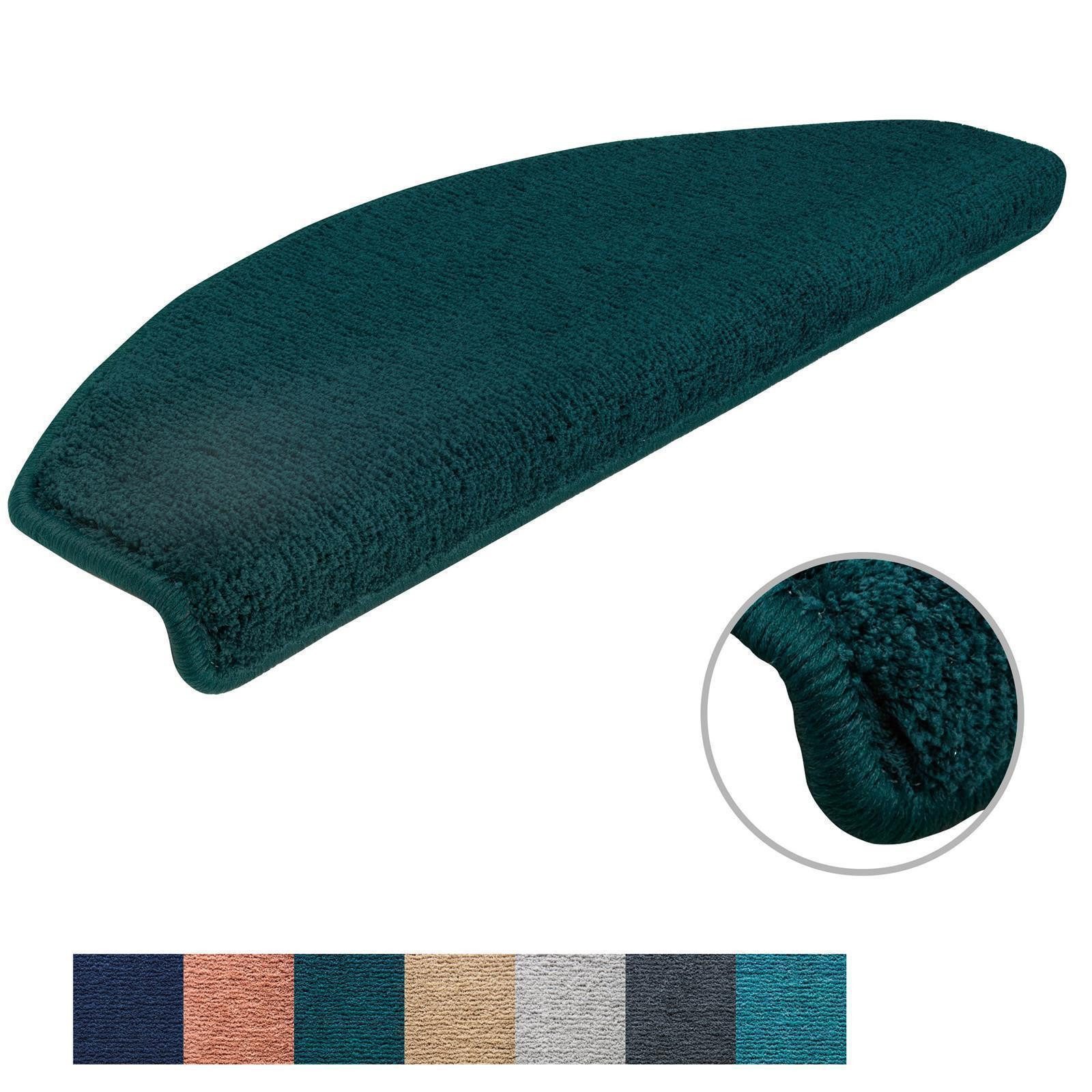 Metzker® Stufenmatte Stufenmatten Sweet Halbrund, halbrund, Höhe: 14 mm, 15 Stück im Set - Moosgrün