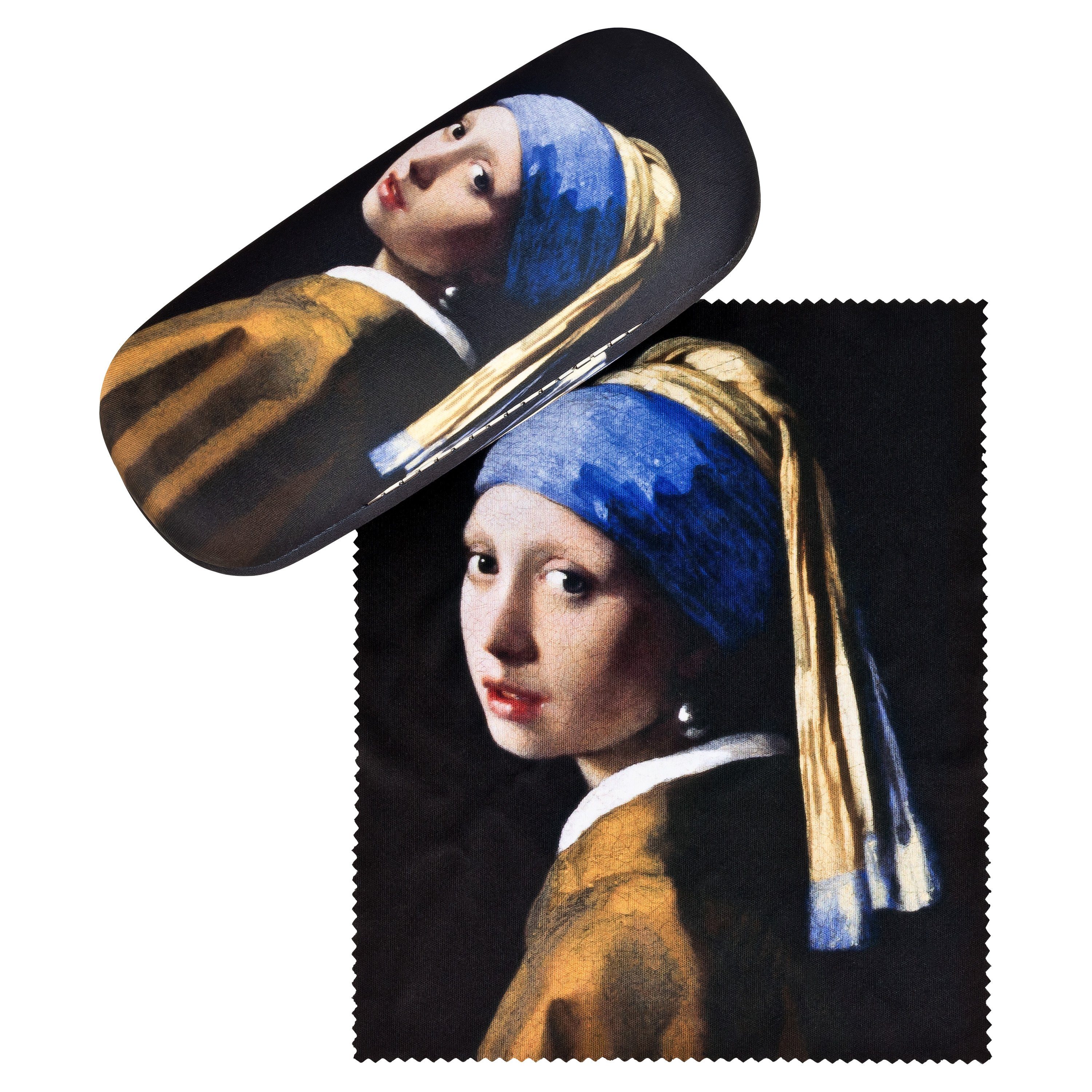 von Lilienfeld Brillenetui Brillenetui Jan Vermeer: Das Mädchen mit dem Perlenohrring Brillenbox, stabiles mit Mikrofaser bezogenes Hardcase