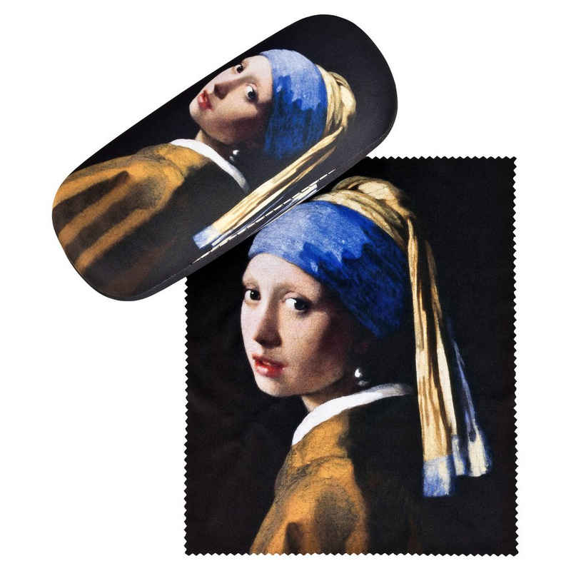 von Lilienfeld Brillenetui »Brillenetui Jan Vermeer: Das Mädchen mit dem Perlenohrring Brillenbox«, stabiles mit Mikrofaser bezogenes Hardcase