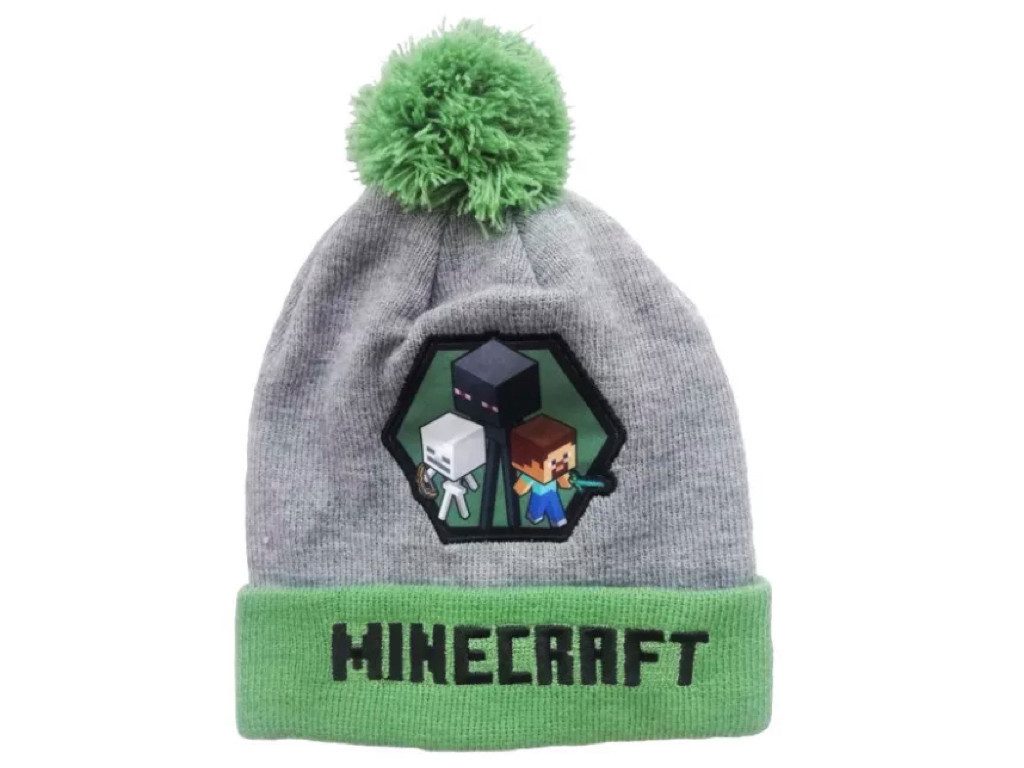 Minecraft Bommelmütze Wintermütze Mütze Minecraft