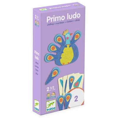 DJECO Spiel, DJ08366 Lernspiele: Primo Ludo - 1,2,3,4