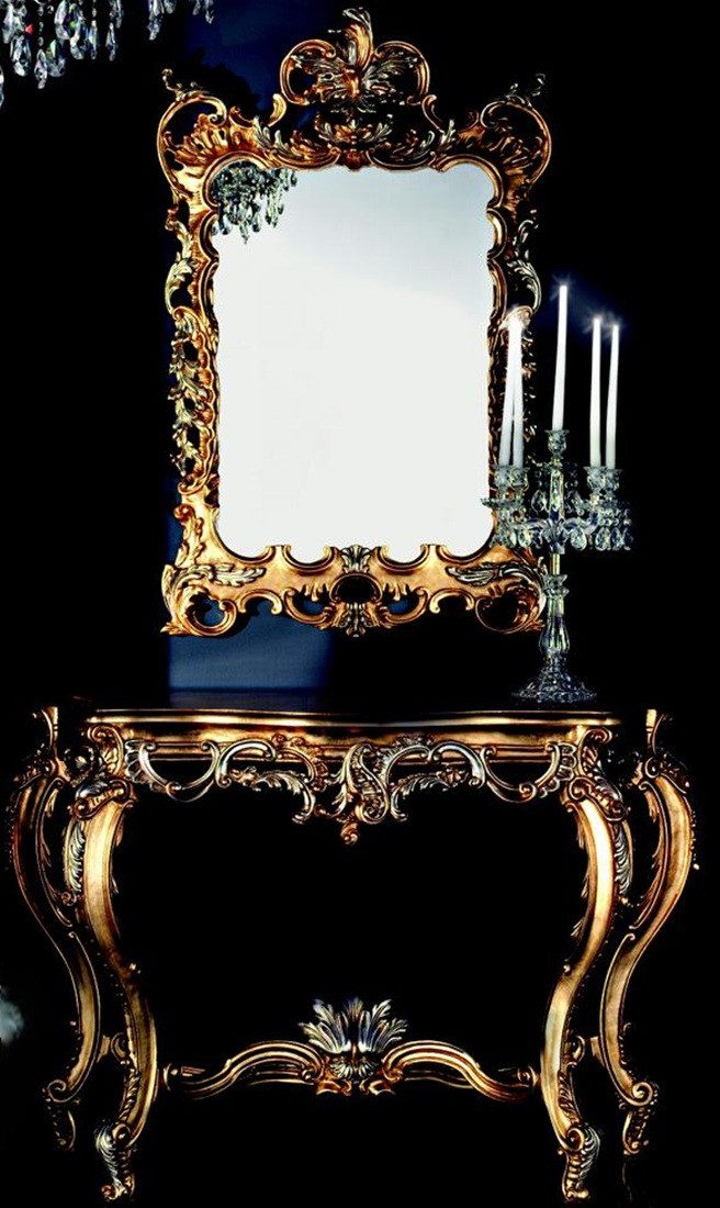 Xlmoebel Konsolentisch Konsole Stuhl Beistelltisch Konsolentisch Kommode Schminktisch (Konsolentisch), Hergestellt in Italy