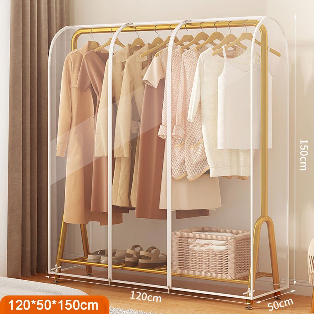 JOYOLEDER Kleidersack Kleiderschutzhülle Cover Abdeckung Kleiderständer (Transparent Abdeckhaube Staubschutz, (120/150/180/200cm)