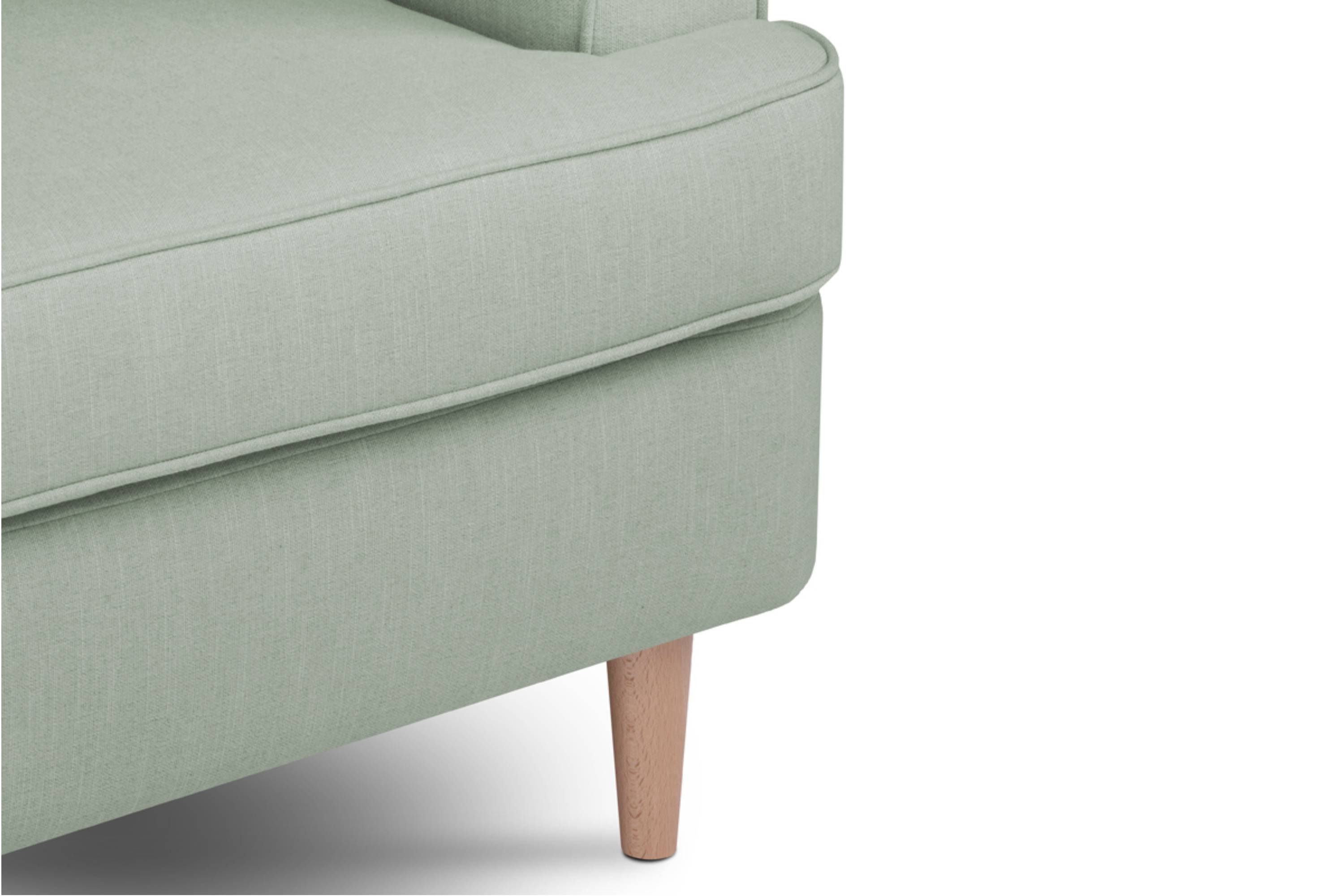 Kissen dekorativem Konsimo inklusive STRALIS Design, hohe Füße, Ohrensessel zeitloses Sessel,