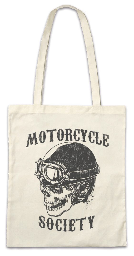 Beuteltasche Motorcycle Society Stofftasche Biker Club MC Rocker Adler Eagle Biker