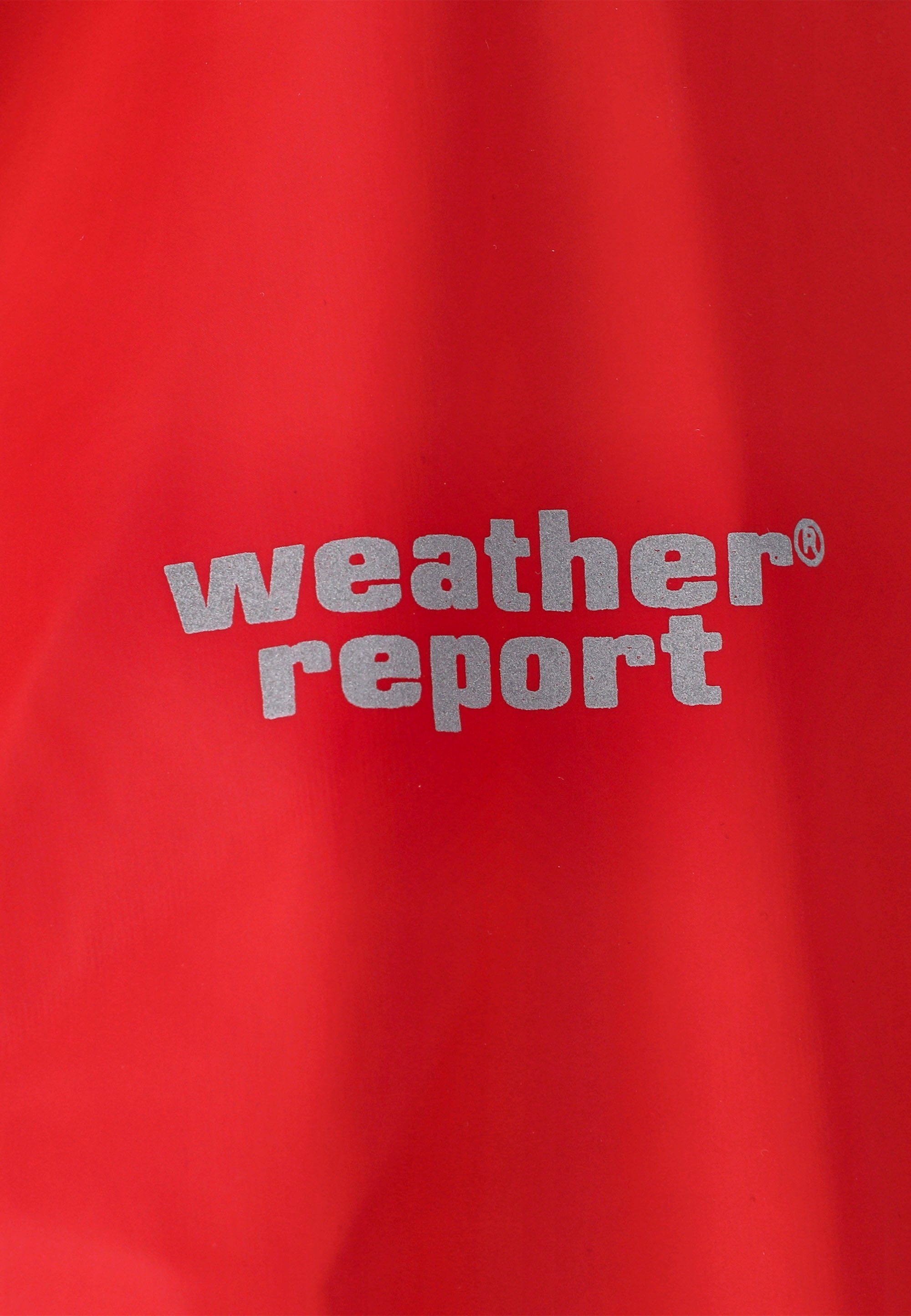 WEATHER REPORT Regenjacke PETRA mit rot-rot Beschichtung umweltfreundlicher