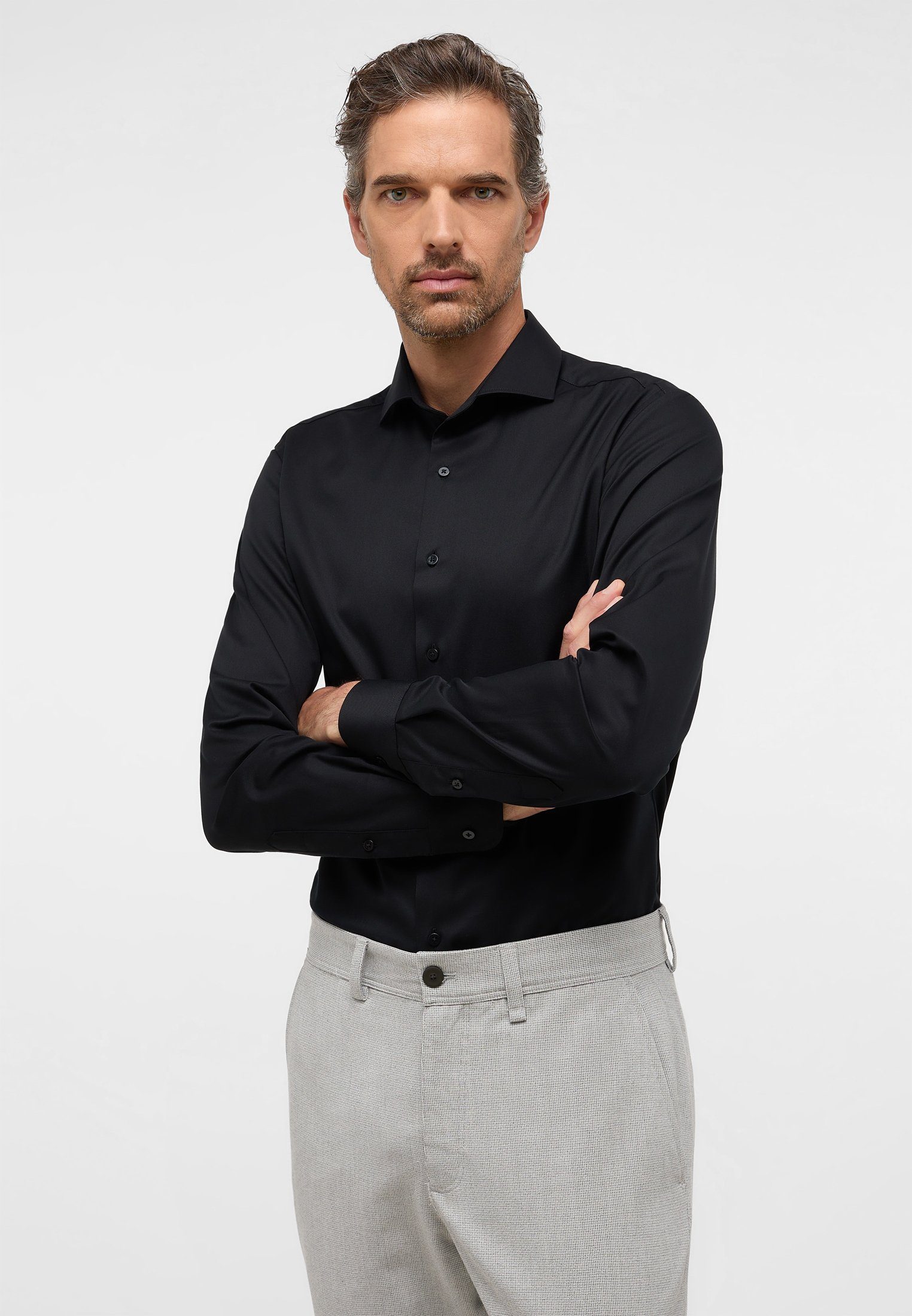 Eterna Langarmhemd SLIM FIT NON IRON günstig online kaufen
