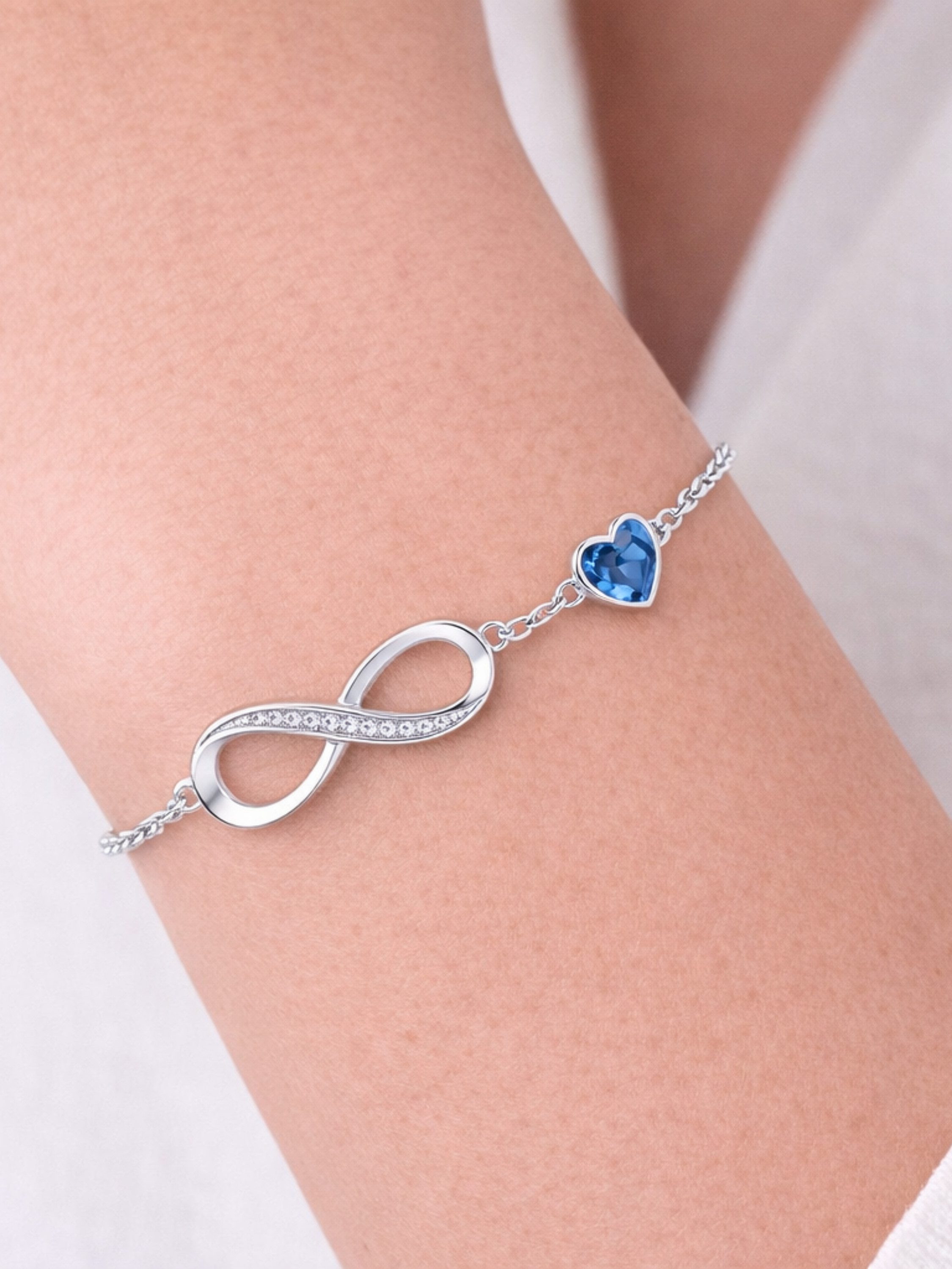 S&T Design Silberarmband Infinity Armband Damen 925 Sterling Silber Unendli günstig online kaufen