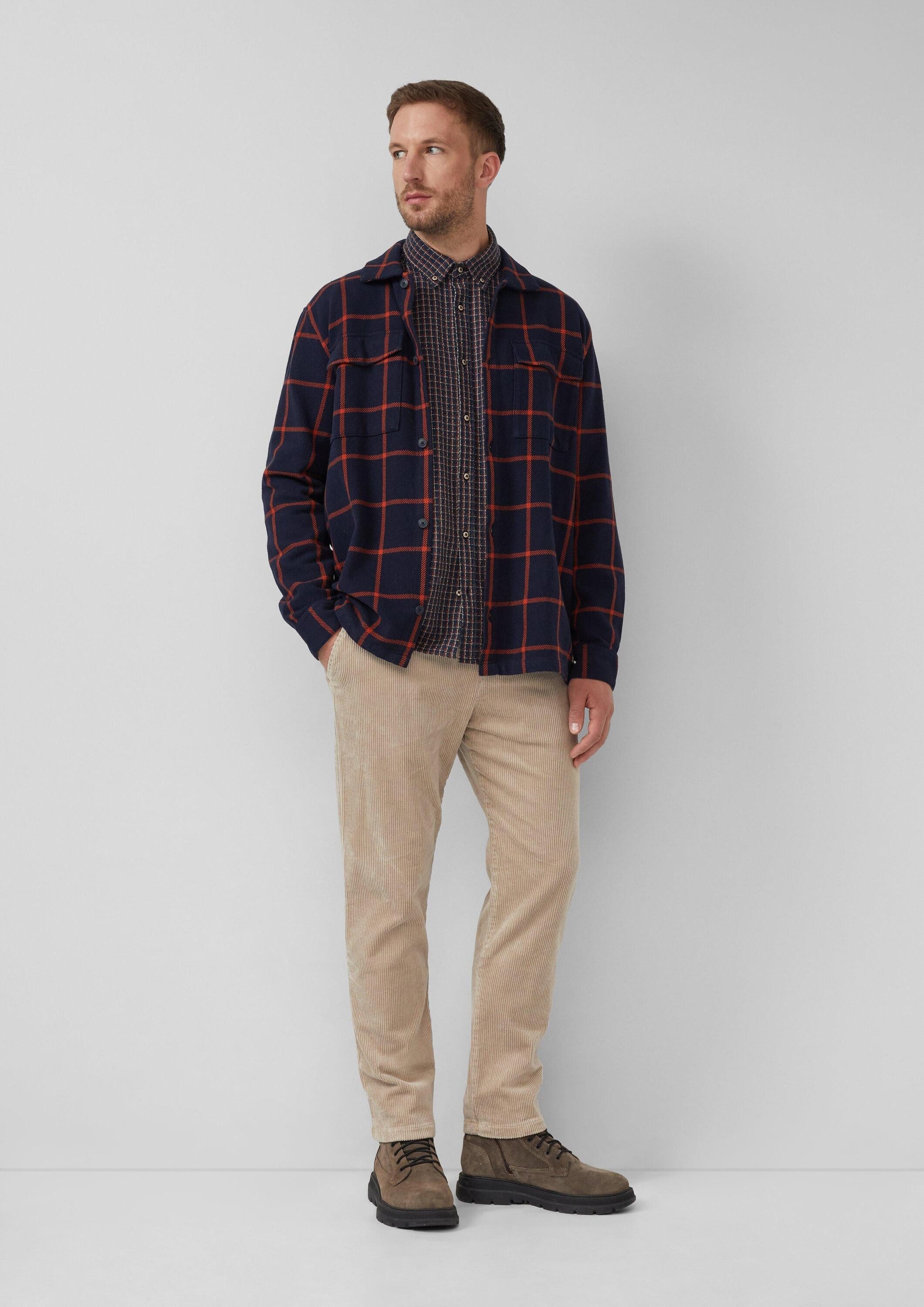s.Oliver Chinos Hose DETROIT Detroit: Cordhose im Relaxed Fit mit Elastikbund
